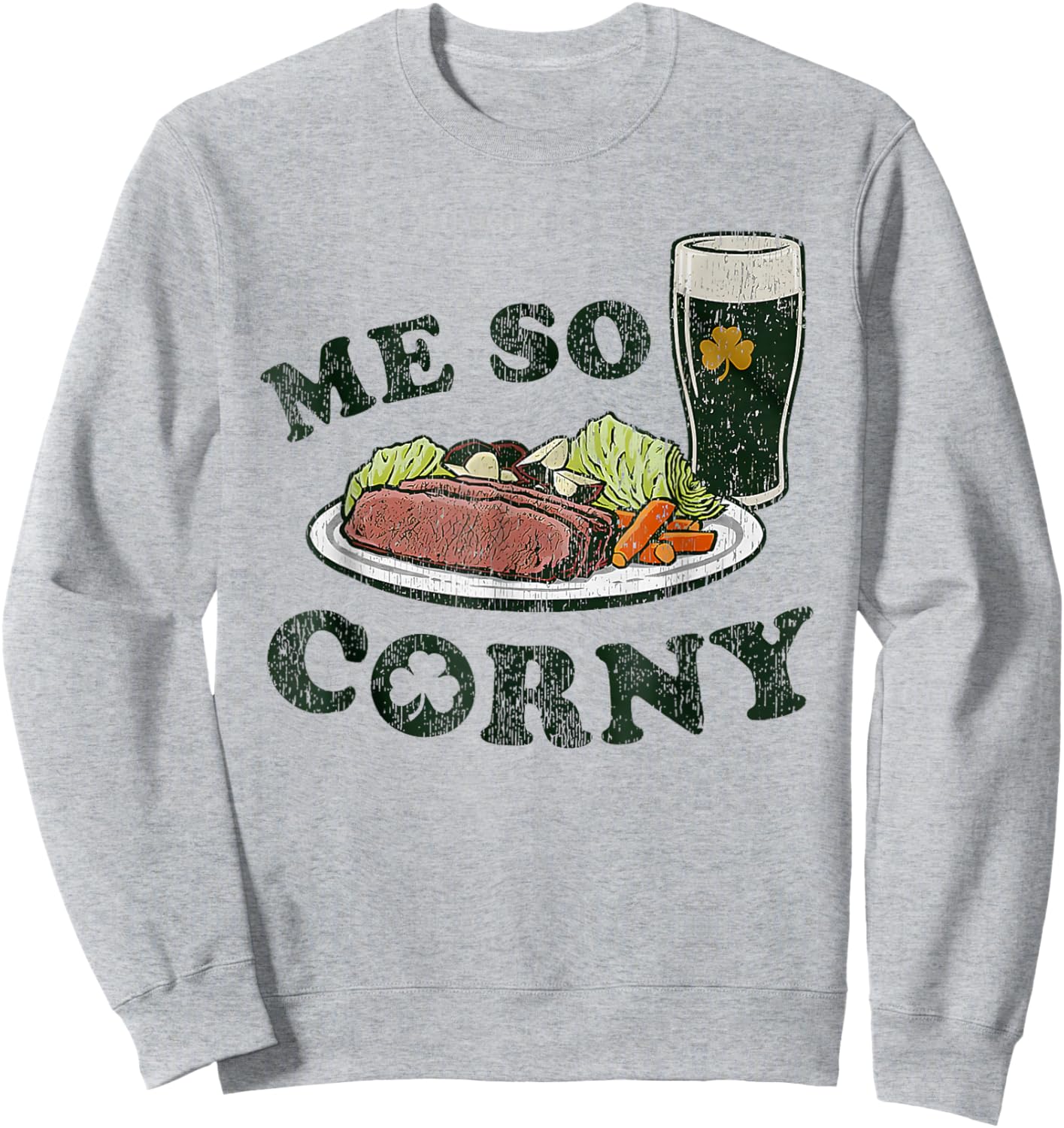 St Patrick's Day Sweatshirt - Sweatshirt | Ash