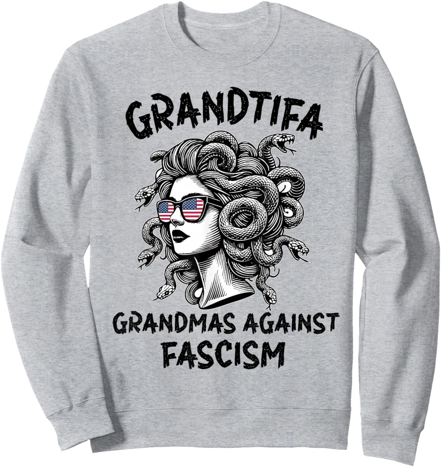 Protest Medusa Feminist Sweatshirt - Sweatshirt | Ash