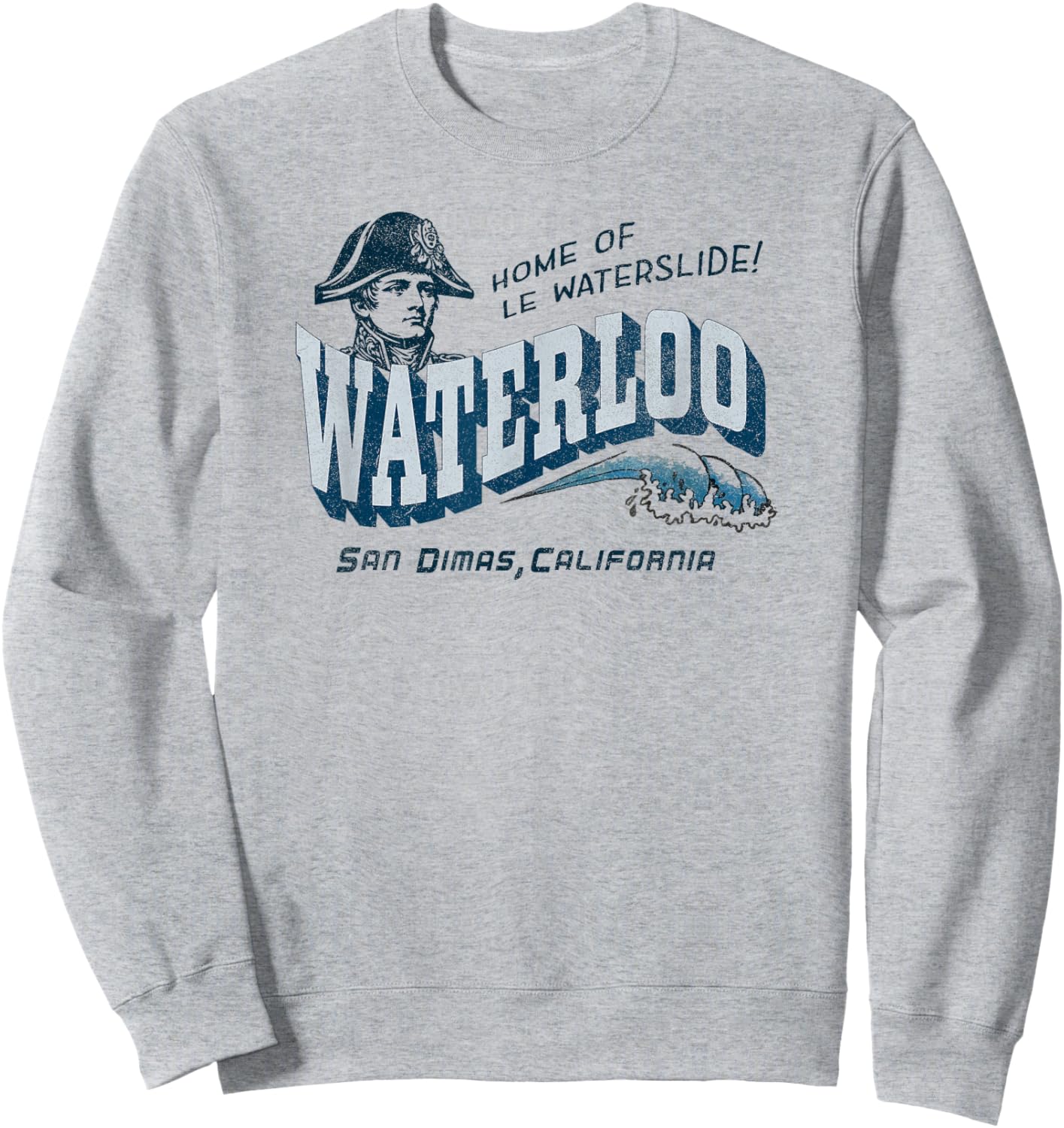 Waterloo Bill Ted Funny 80s Classic Graphic Sweatshirt - Sweatshirt | Ash
