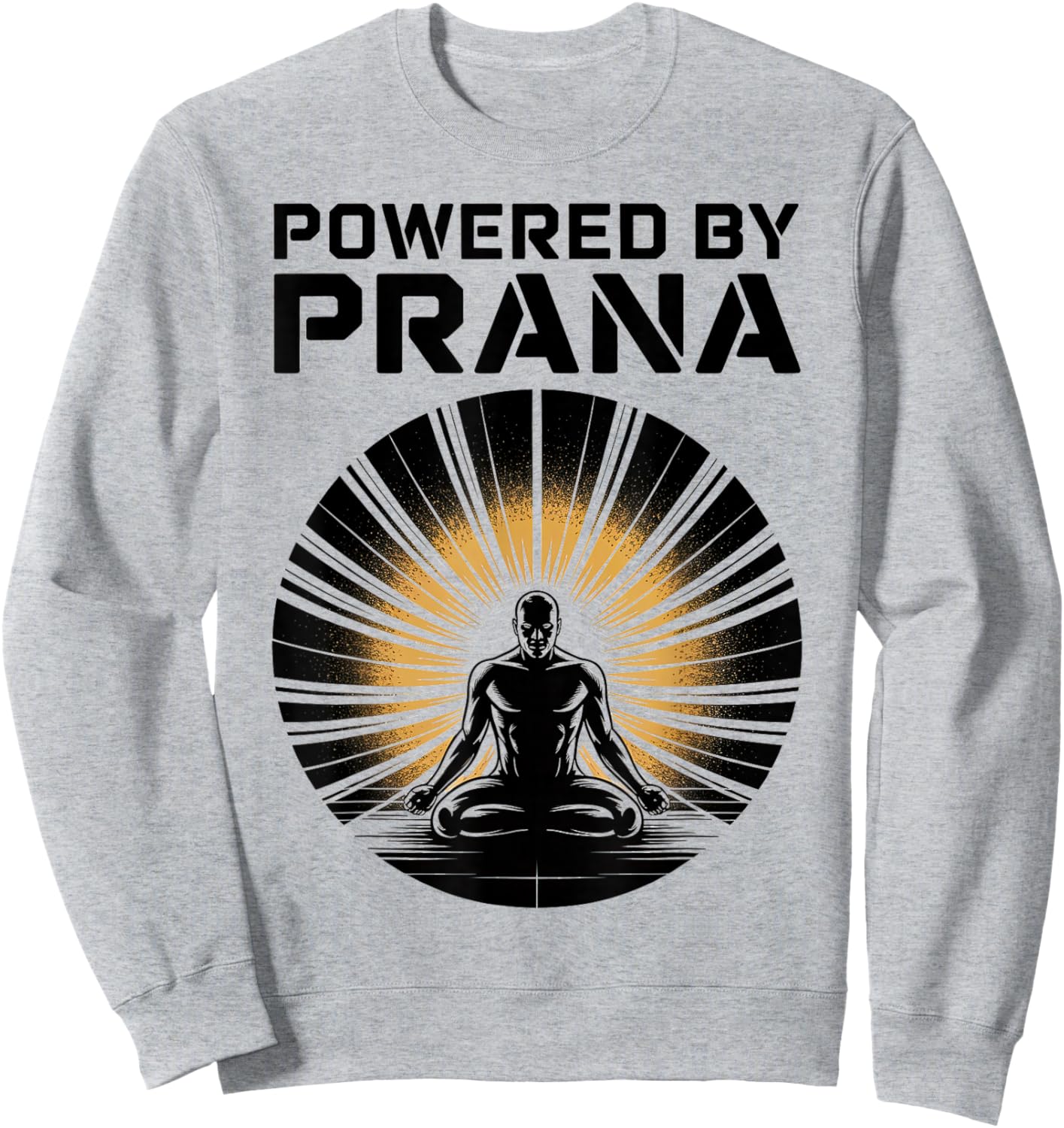 Powered by Prana Yoga Meditation Shirt Sweatshirt - Sweatshirt | Ash