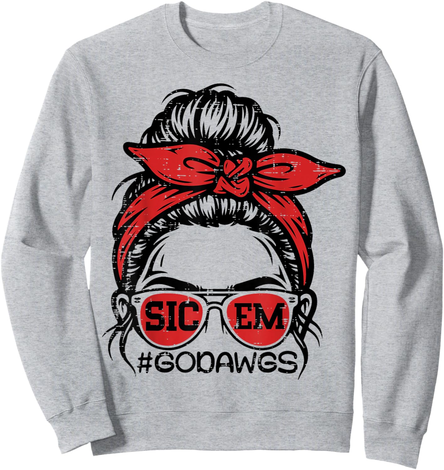 Go Dawgs Girl Men Kids Boys Girls Youth Teen Women Sweatshirt - Sweatshirt | Ash