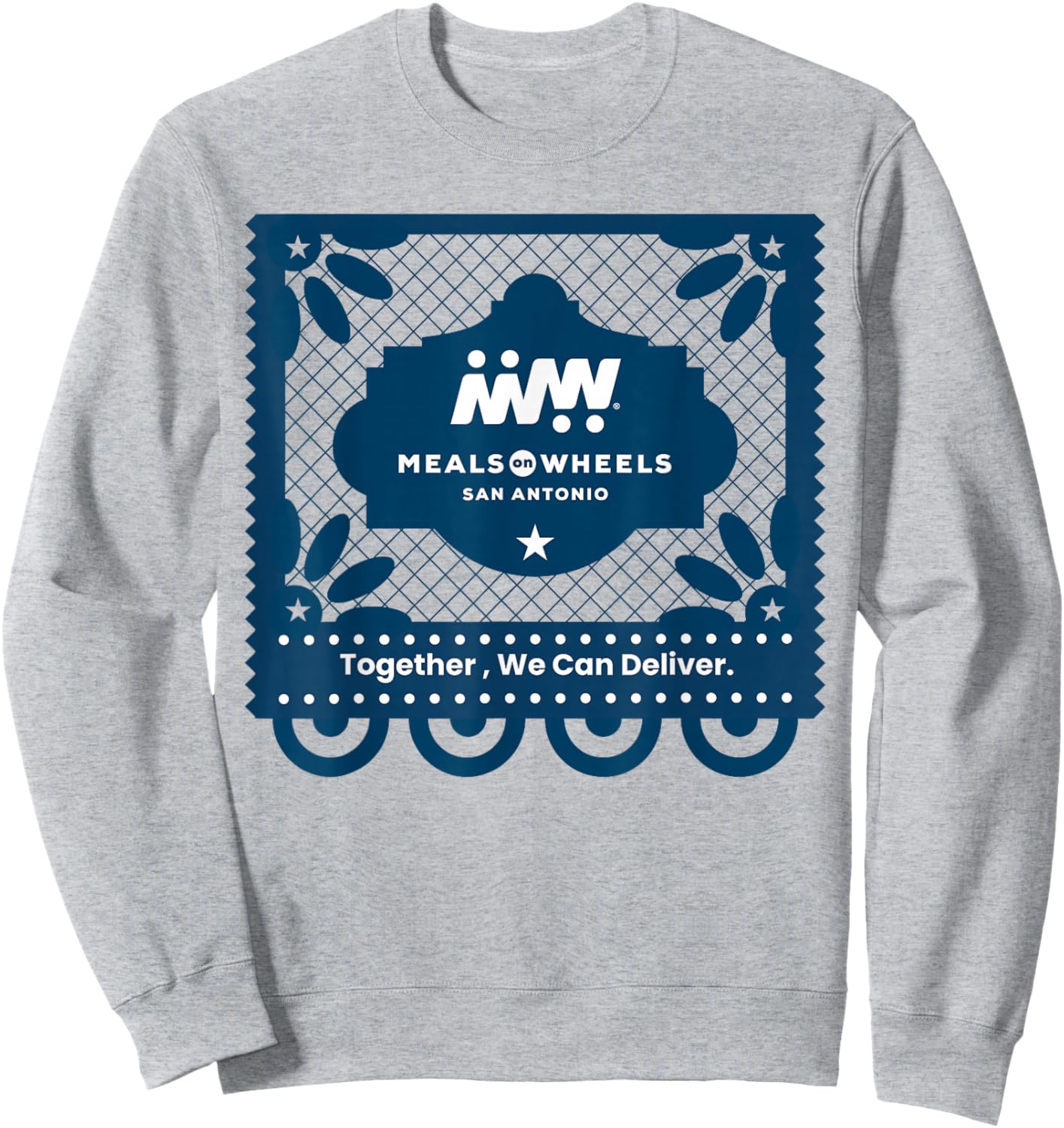 Meals on Wheels Fiesta Logo Sweatshirt - Sweatshirt | Ash
