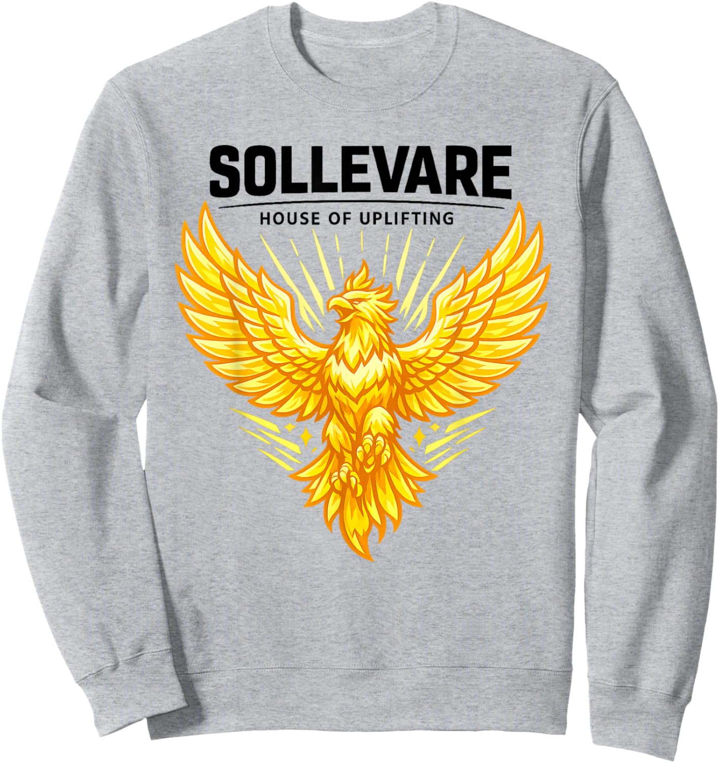SOLLEVARE House of Uplifting, RCA School Sweatshirt - Sweatshirt | Ash