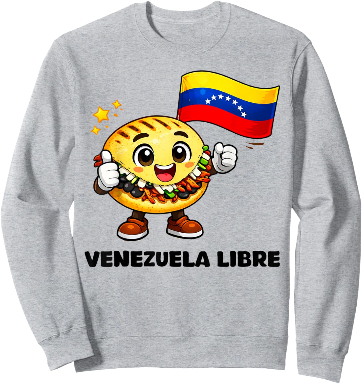 Venezuela Libre Venezuelan Freedom Strong Proud Pride Sweatshirt - Sweatshirt | Ash
