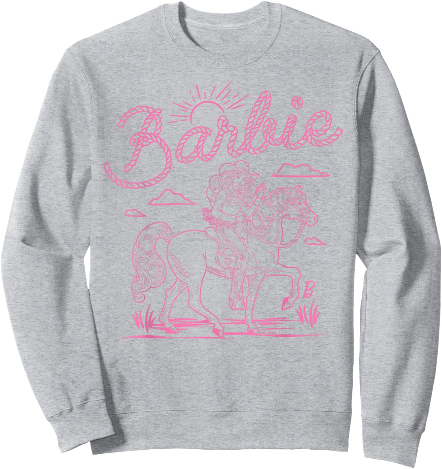 Barbie - Western - Horse Sweatshirt - Sweatshirt | Ash