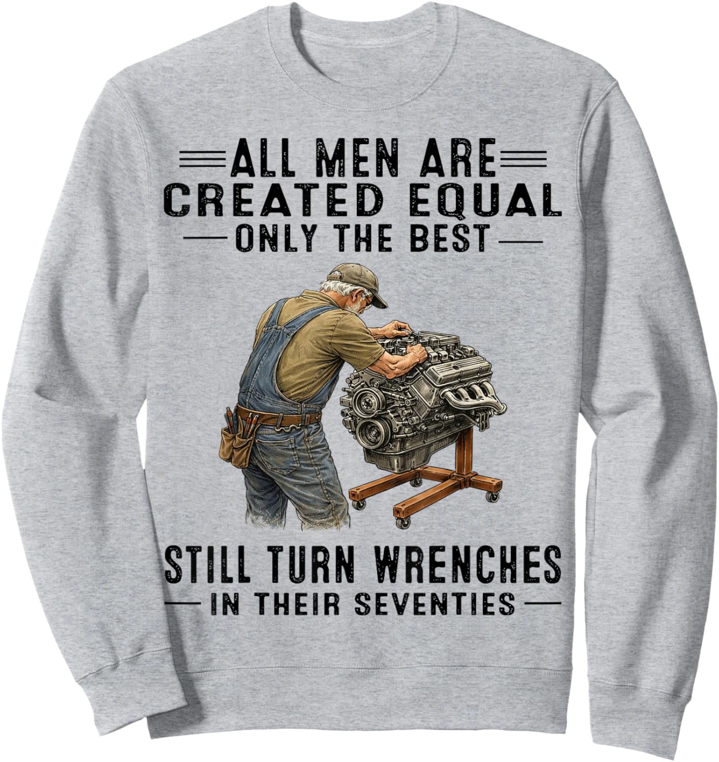 All Men are Created Equal Sweatshirt - Sweatshirt | Ash
