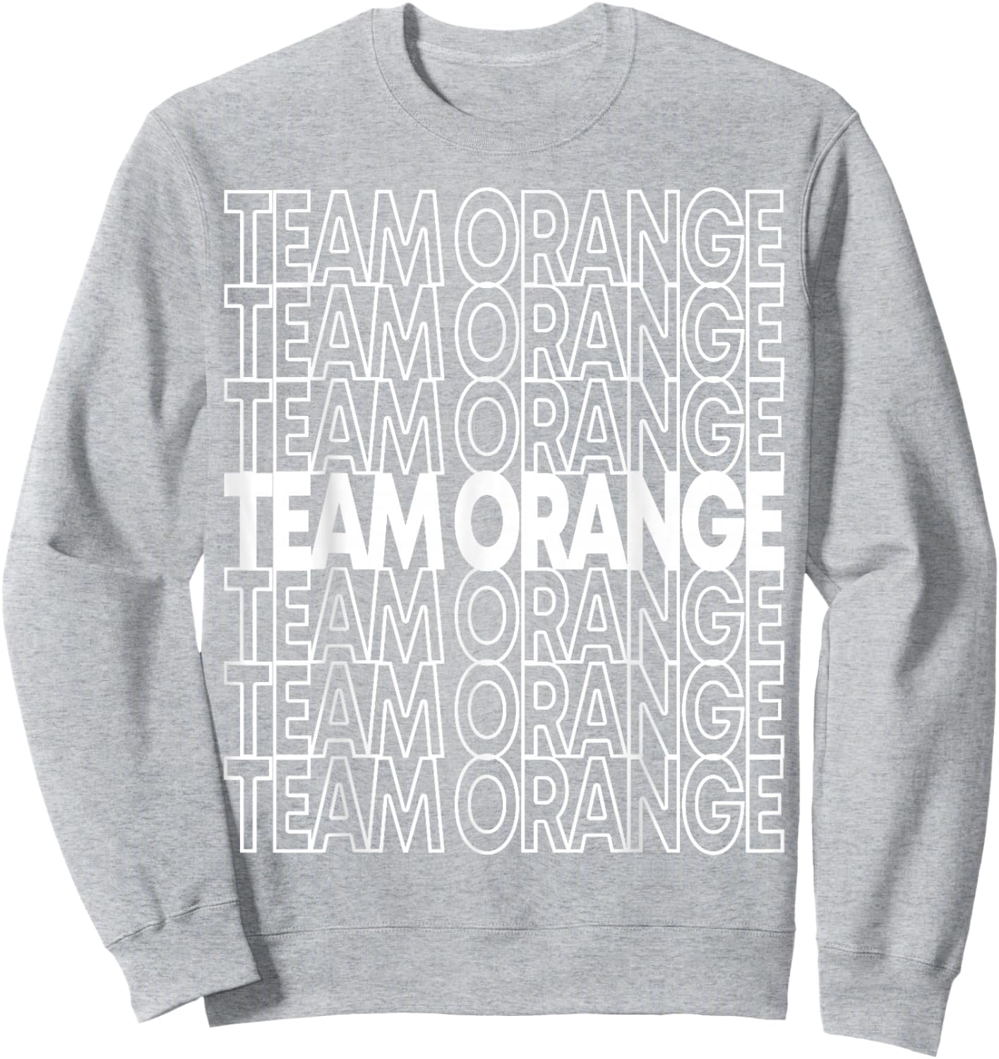 Team Orange School Spirit Sweatshirt - Sweatshirt | Ash