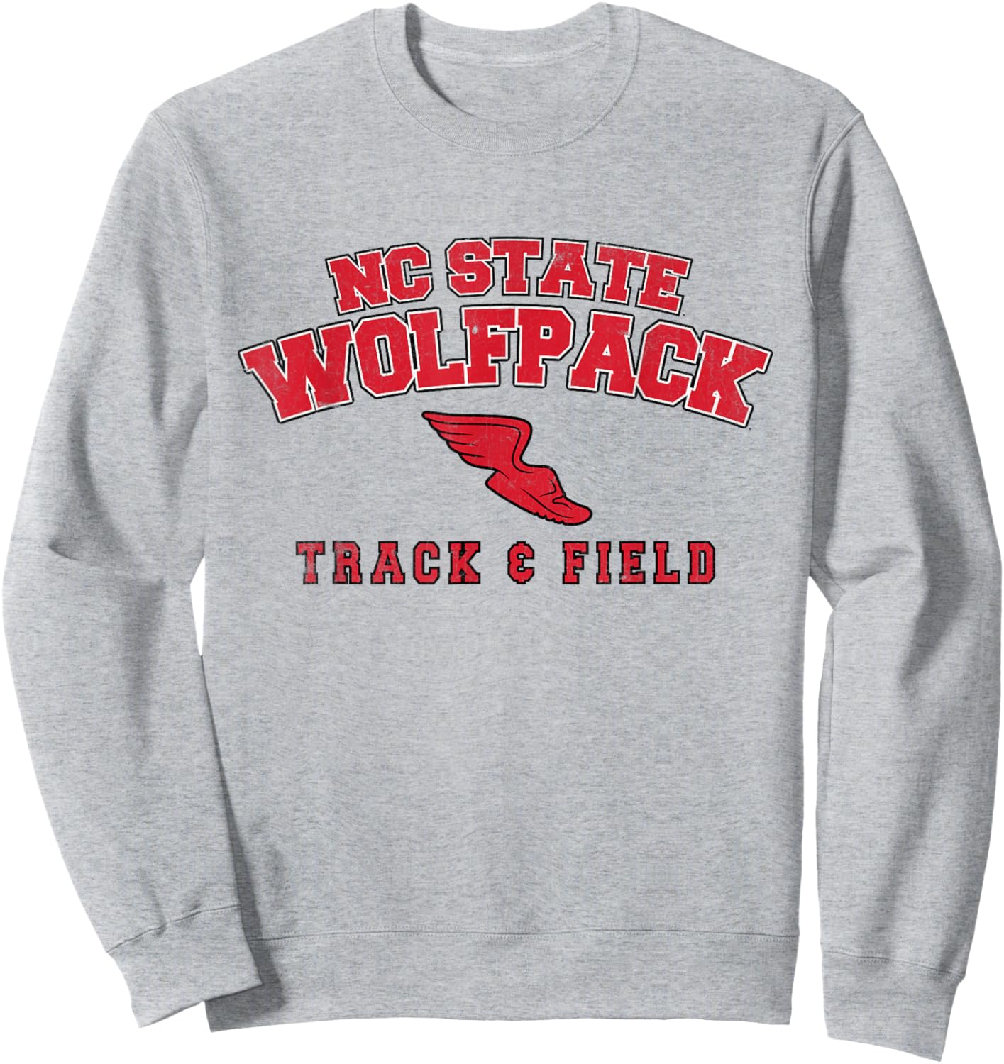 NC State Wolfpack Track and Field Sweatshirt - Sweatshirt | Ash