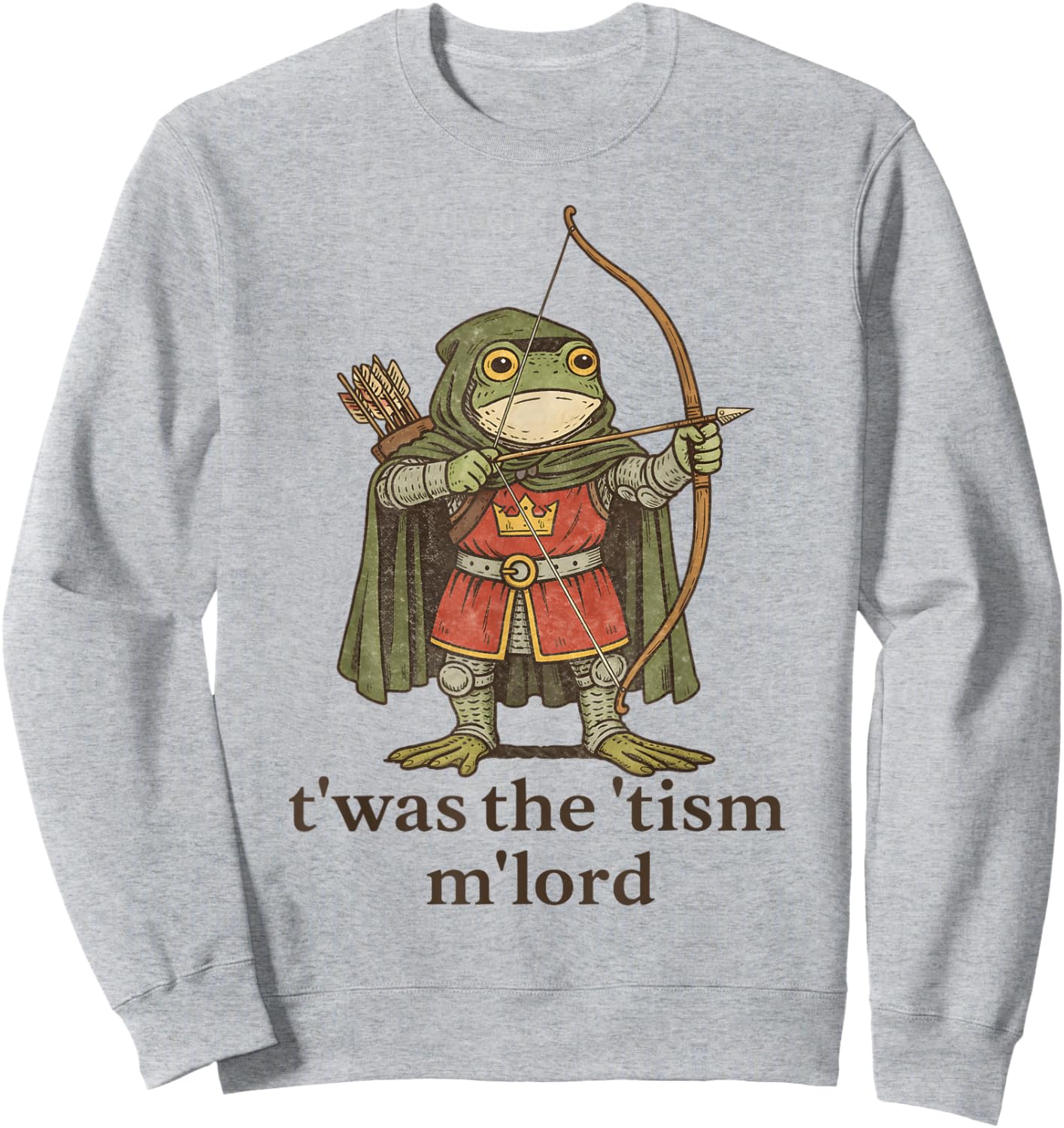 TWAS The Tism M Lord Frog Autism Awareness Sweatshirt - Sweatshirt | Ash