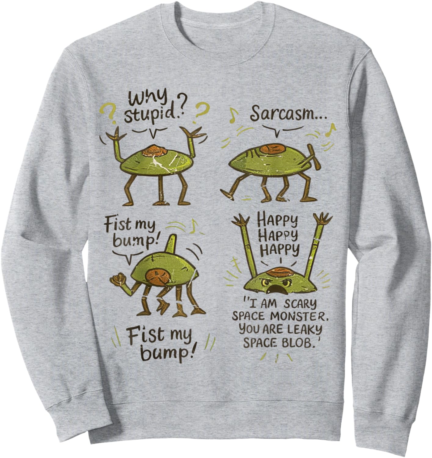Rocky Project Hail Mary Funny Meme Sweatshirt - Sweatshirt | Ash