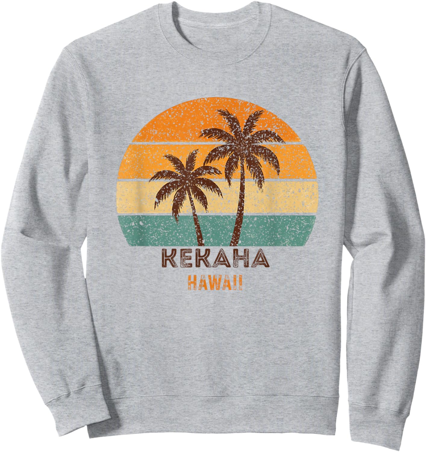 Kekaha Hawaii Retro Vintage Souvenir Gift Sweatshirt - Sweatshirt | Ash