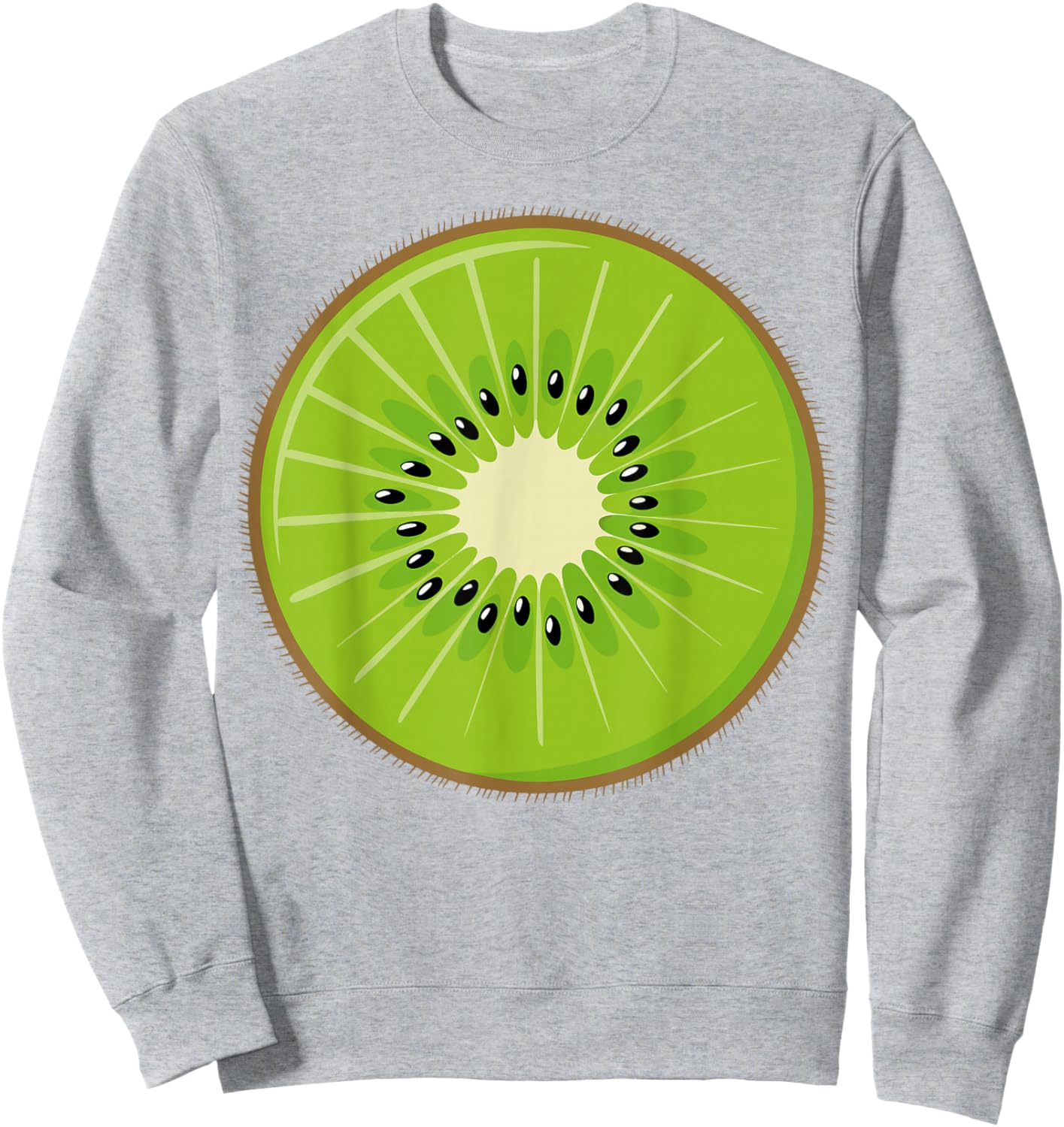 Kiwi Shirt Adult Men Women Kids Fruit Green Kiwi Costume Sweatshirt - Sweatshirt | Ash