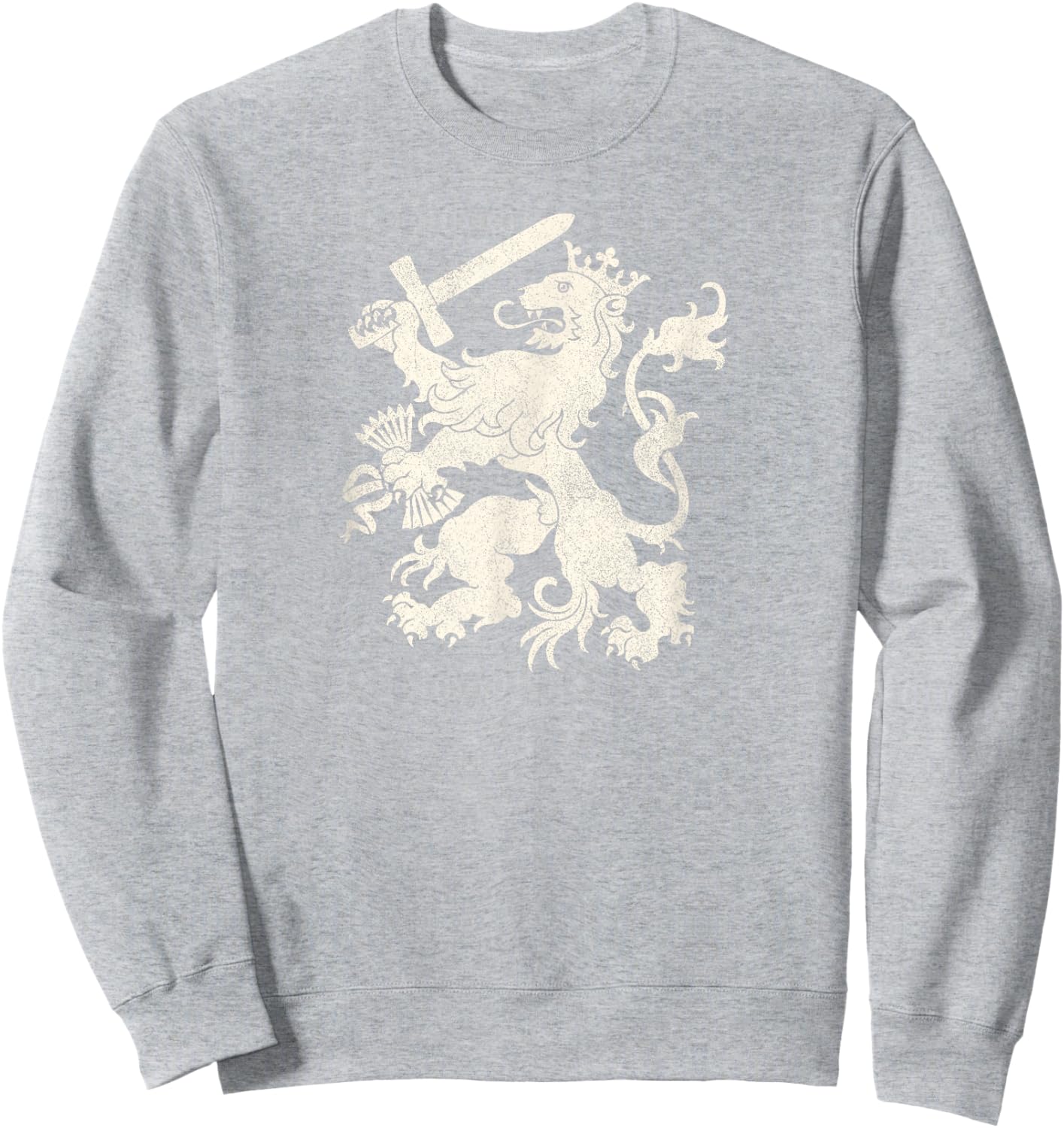 Dutch Lion Netherlands Flag Coat of Arms Sweatshirt - Sweatshirt | Ash