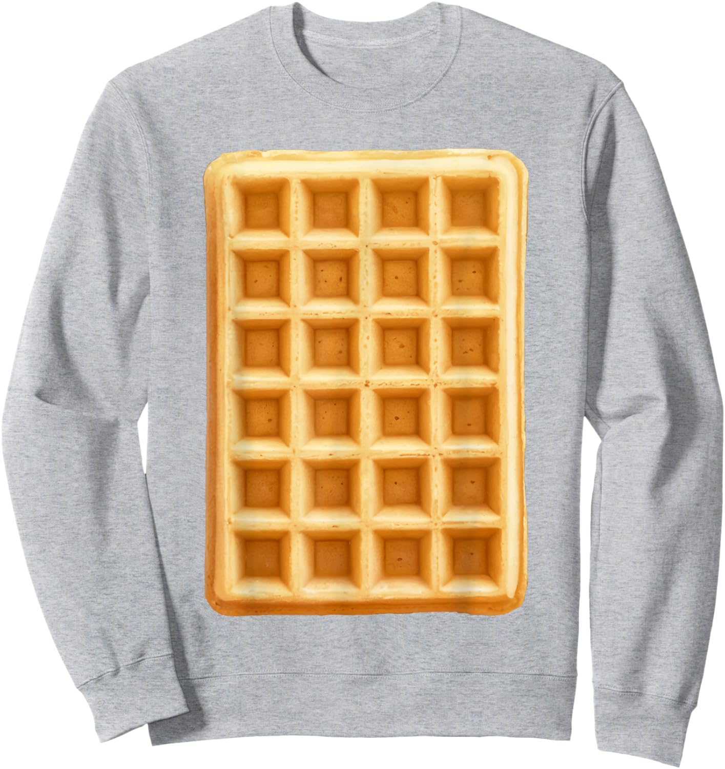 Waffle Shirt Adult Men Women Kids Waffle Costume Sweatshirt - Sweatshirt | Ash