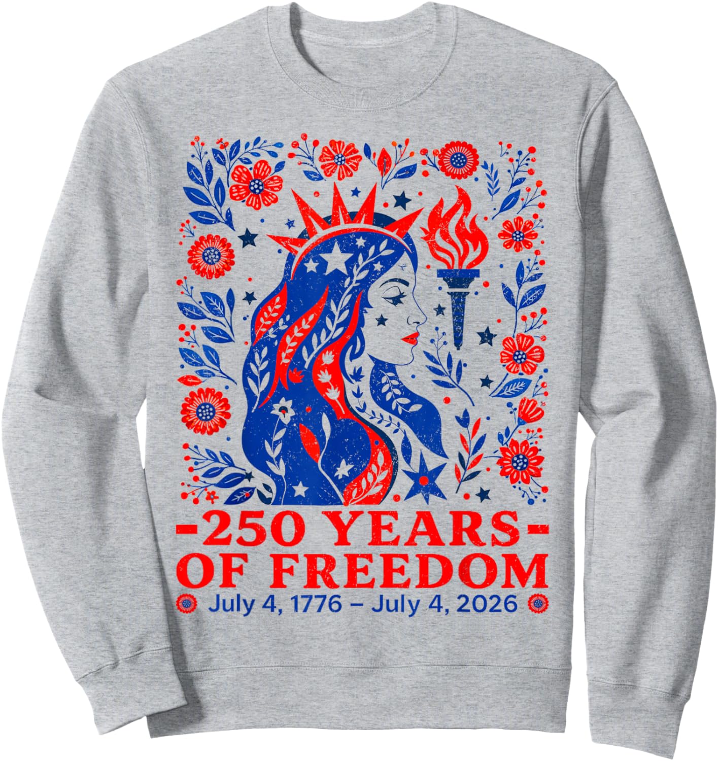 4th of July Sweatshirt - Sweatshirt | Ash
