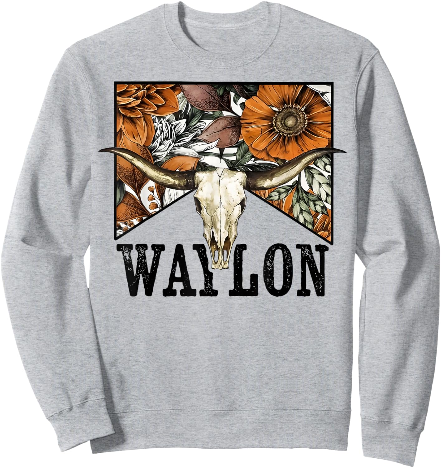 Vintage Waylon Name Pride Apparel Women Kids Sweatshirt - Sweatshirt | Ash