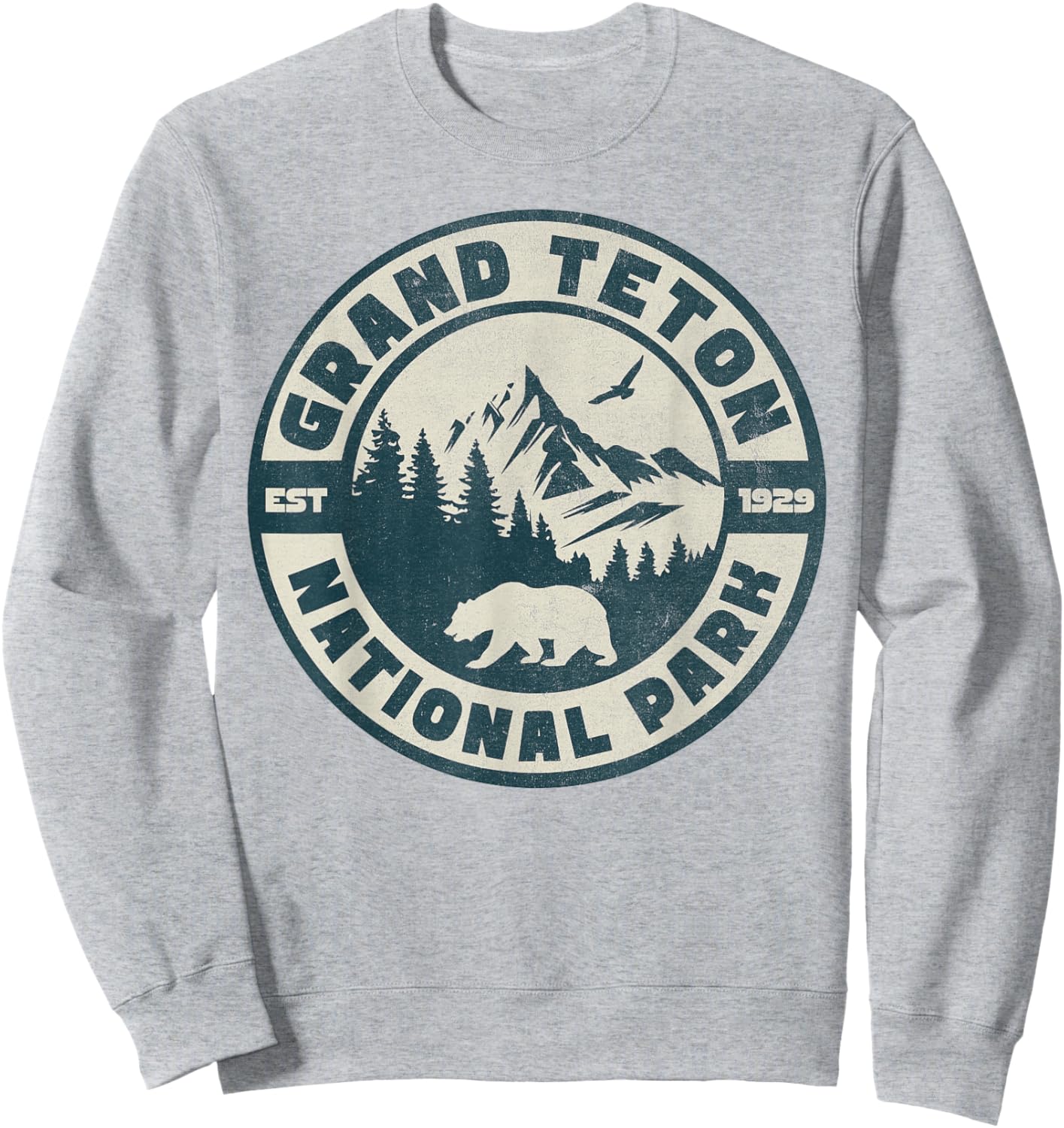 Grand Teton National Park Sweatshirt - Sweatshirt | Ash