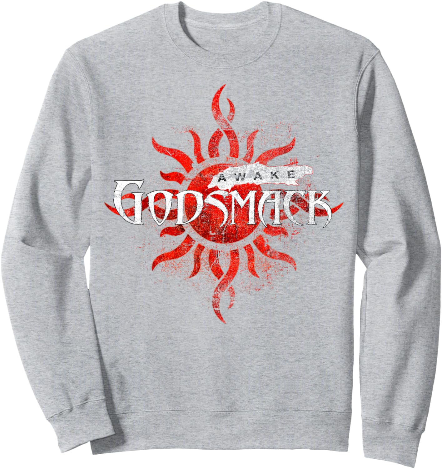 Godsmack Awake Sun 25th On White Sweatshirt - Sweatshirt | Ash
