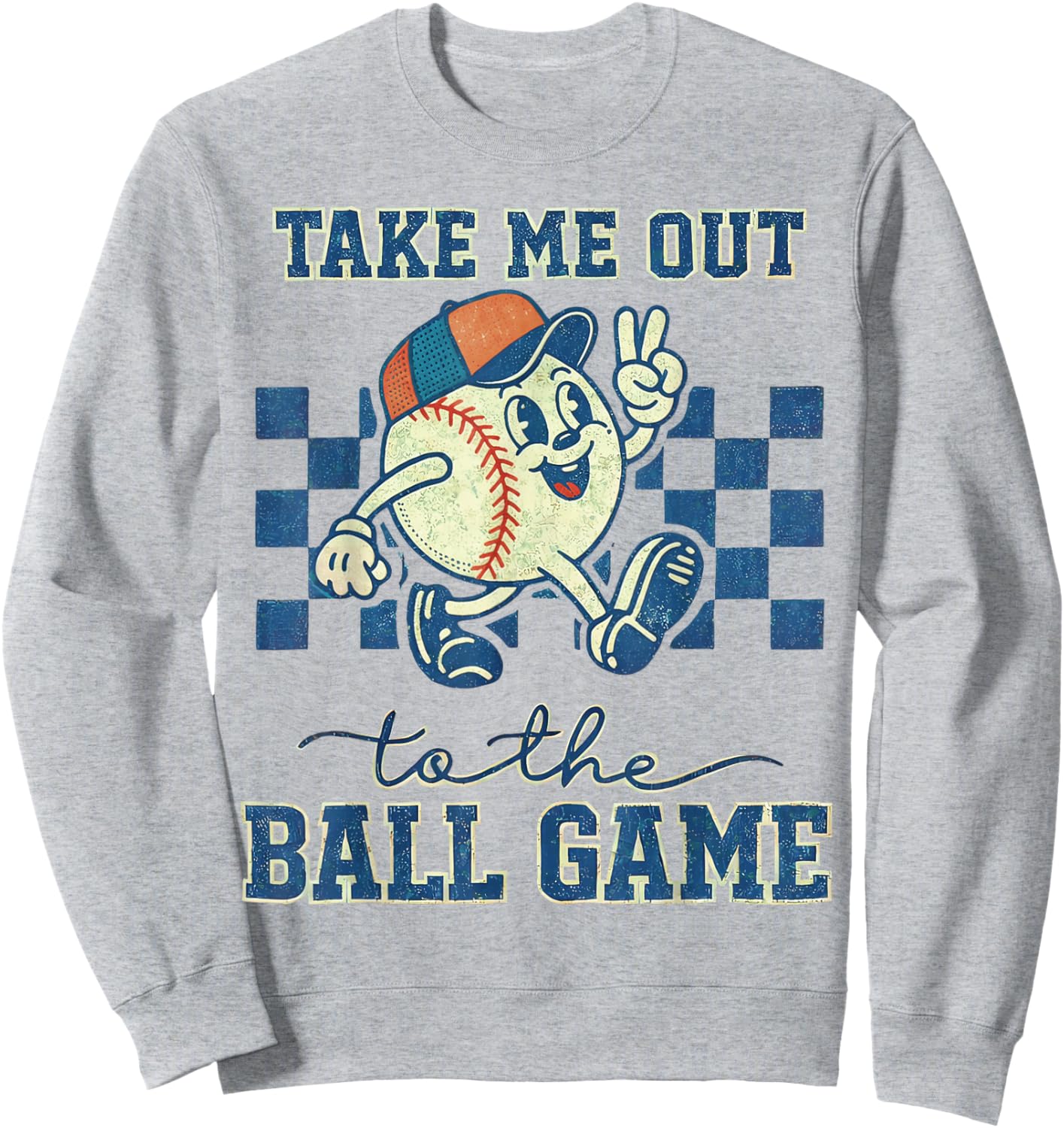 Take Me Out to The Ball Game Sweatshirt - Sweatshirt | Ash