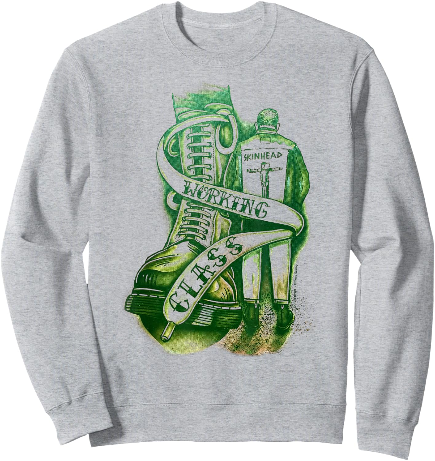 Working Class Skinhead Sweatshirt - Sweatshirt | Ash