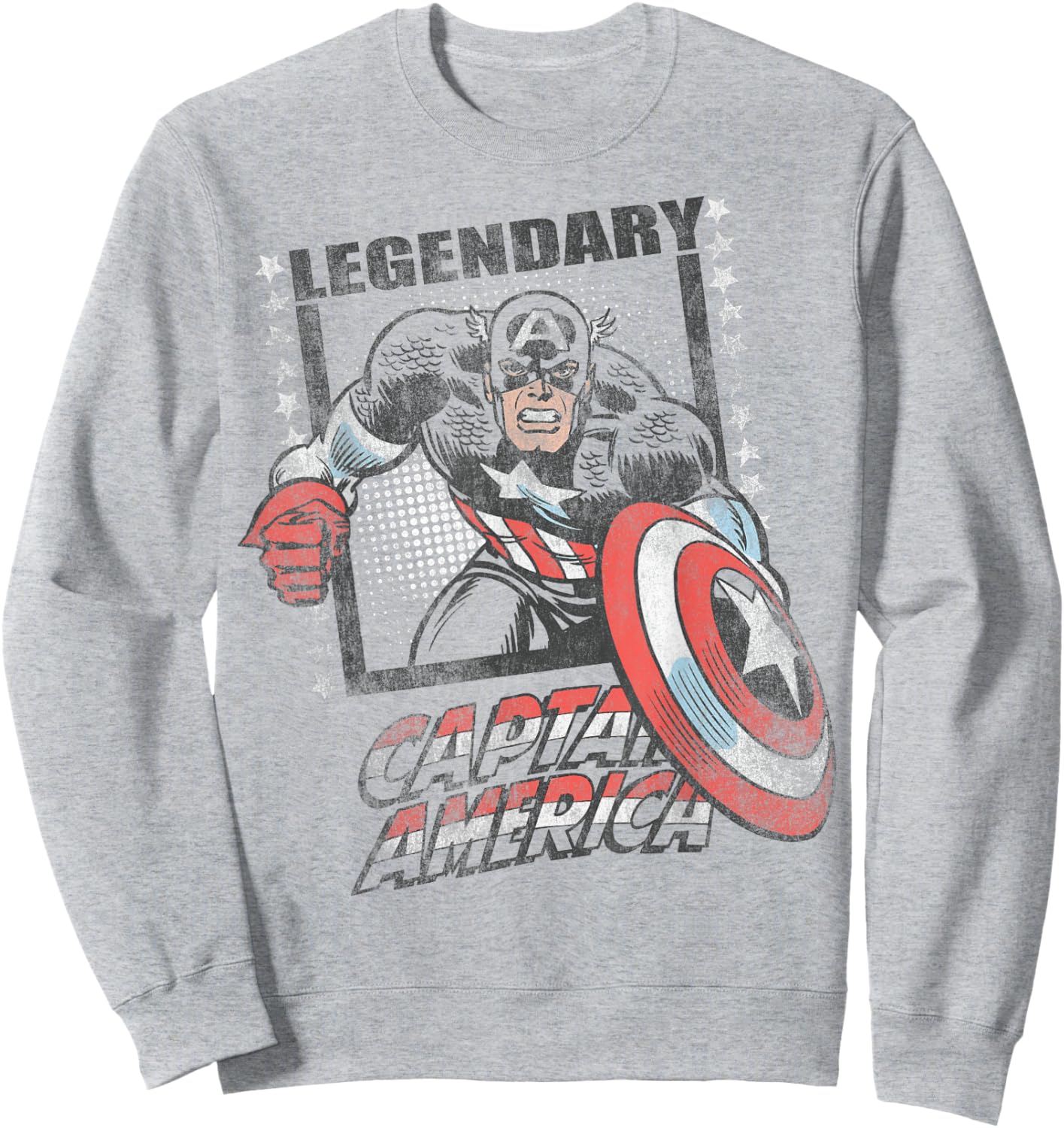 Marvel Captain America: Brave New World Legendary Hero Sweatshirt - Sweatshirt | Ash