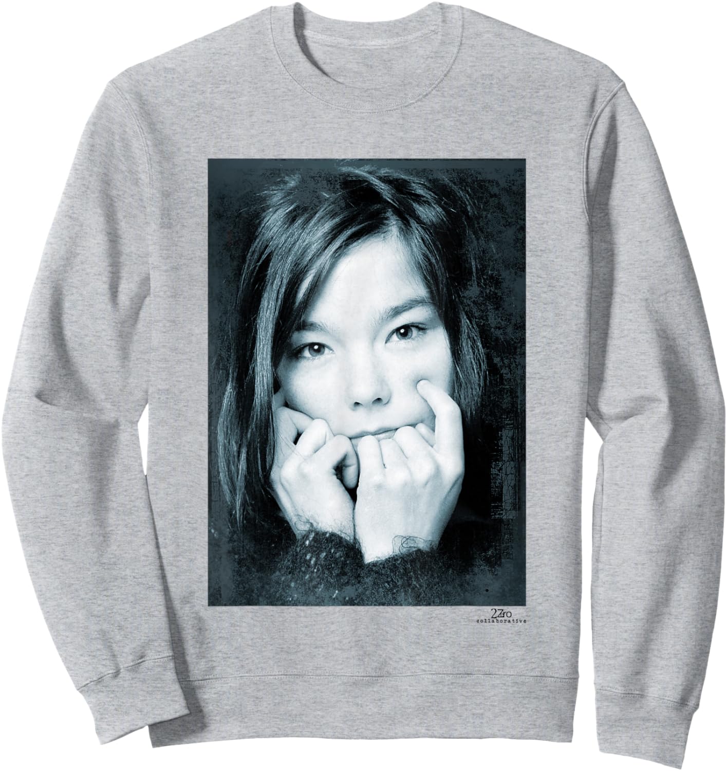 Bjork Debut Tour 1993 Portrait by Phil Nicholls Sweatshirt - Sweatshirt | Ash