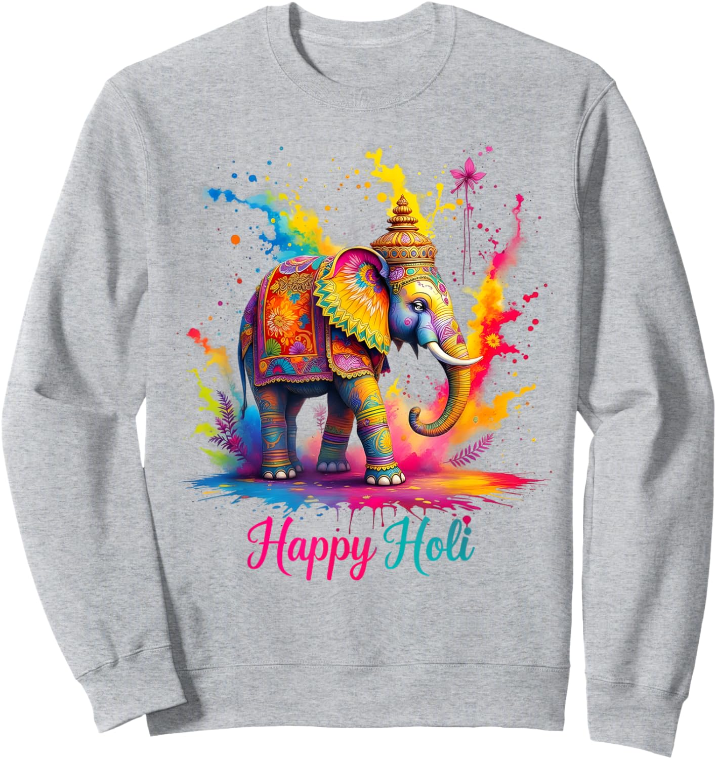 Color India Hindu Sweatshirt - Sweatshirt | Ash