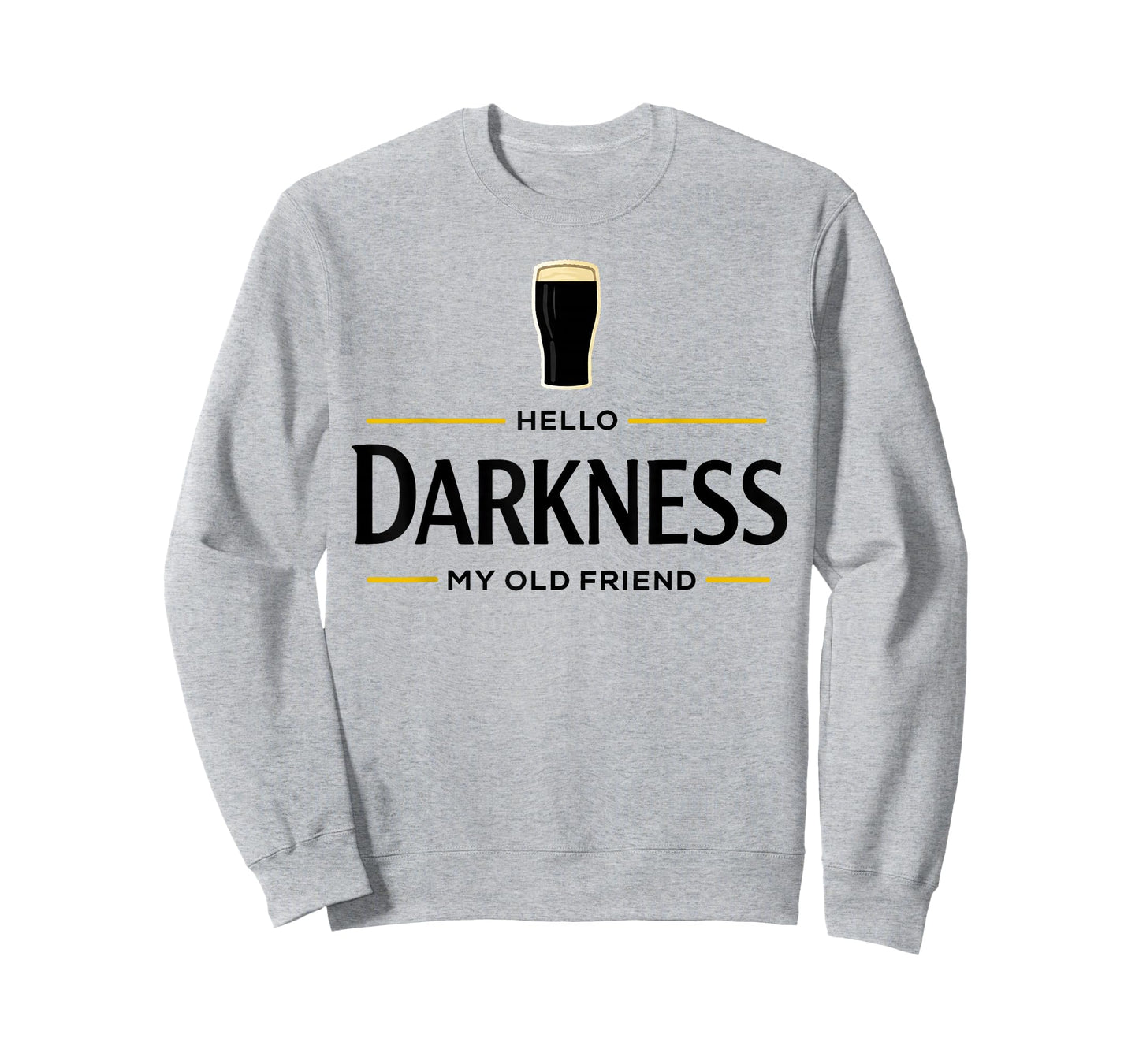 Hello Darkness My Old Friend Irish Beer St. Patrick's Day T-Shirt