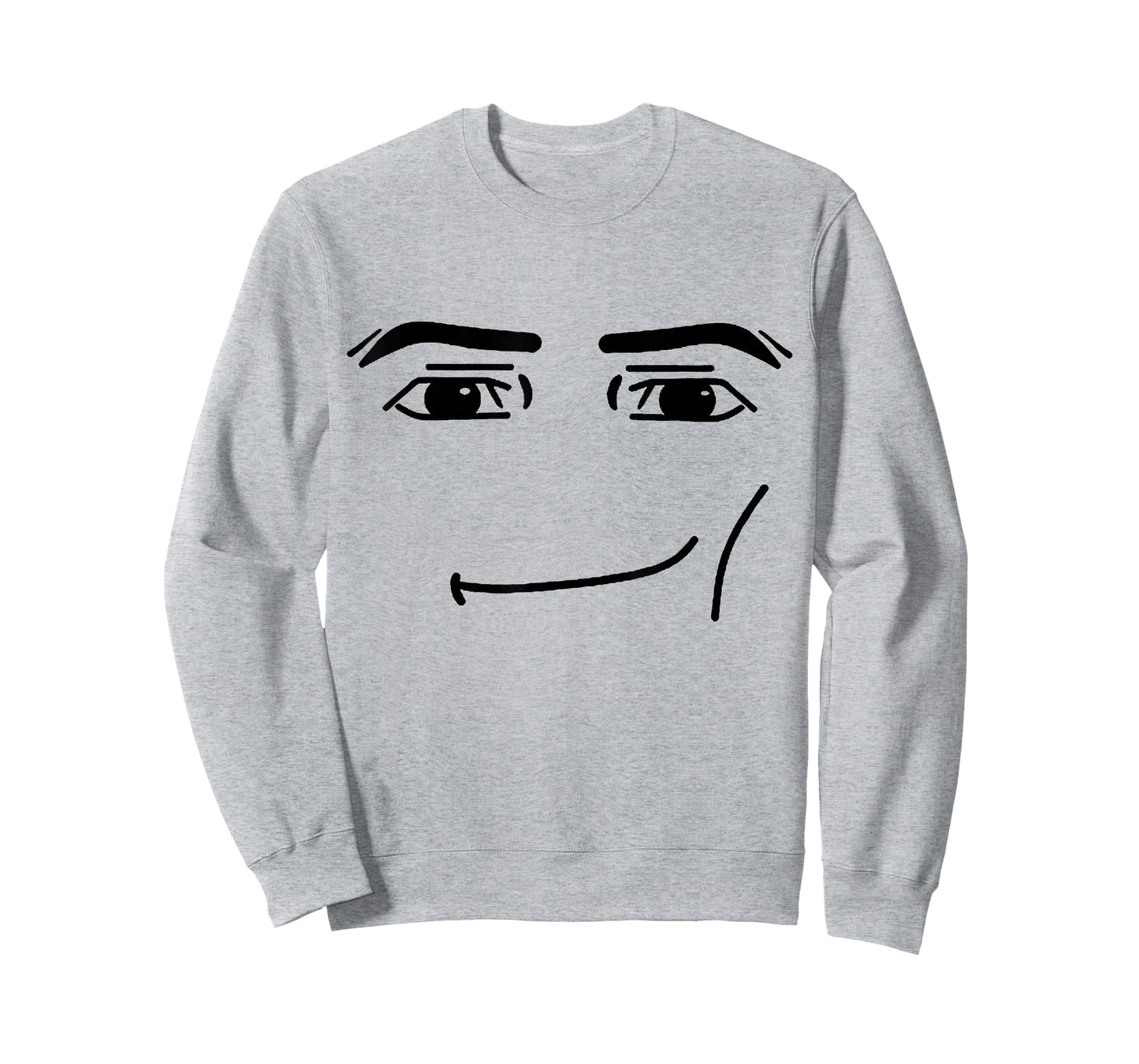 Smirk Face Meme Raised Eyebrow Minimal Line Art T-Shirt