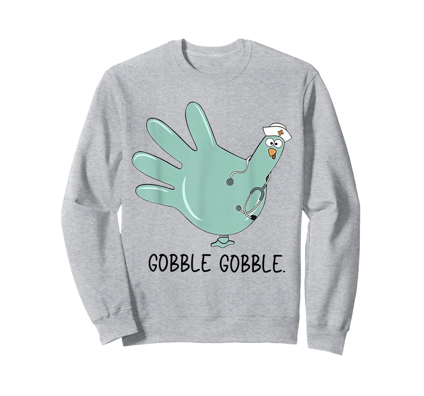 Gobble Gobble Funny Thanksgiving Nurse Humor T-Shirt