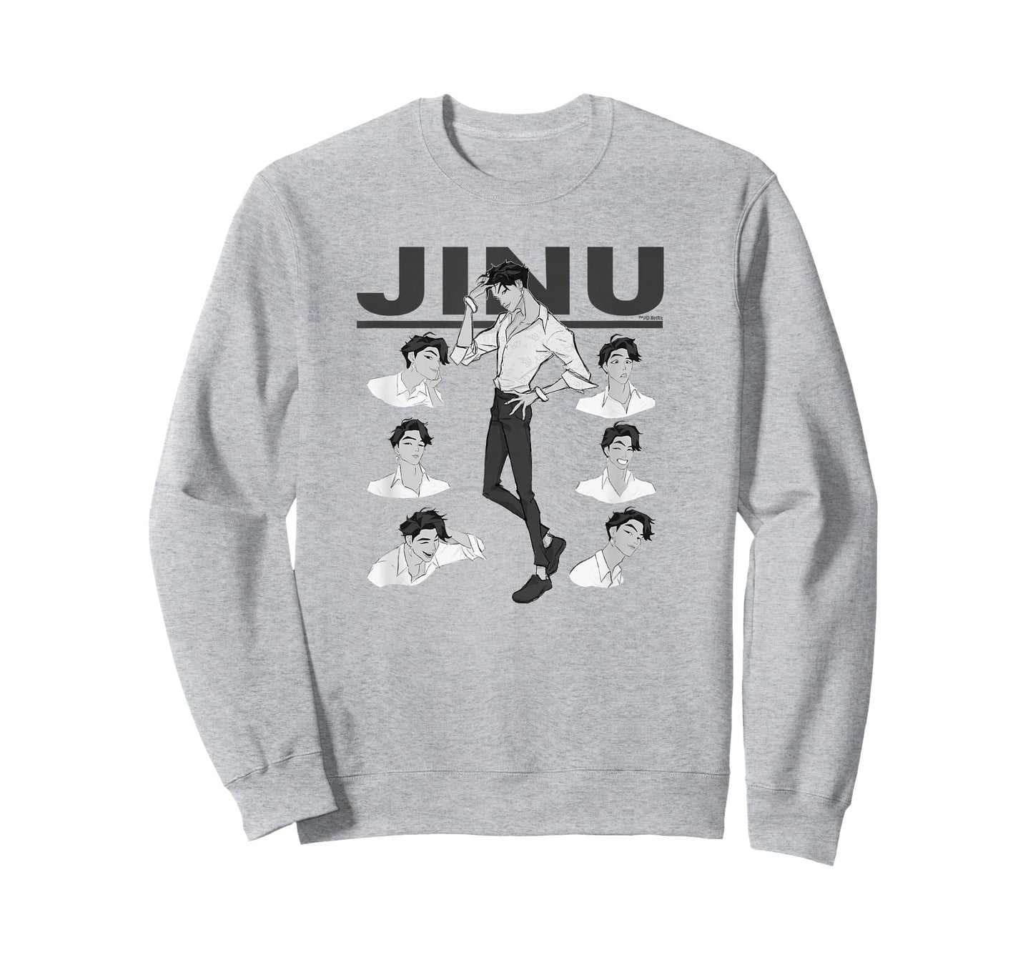 Kpop Demon Hunters Jinu Expressions T-Shirt