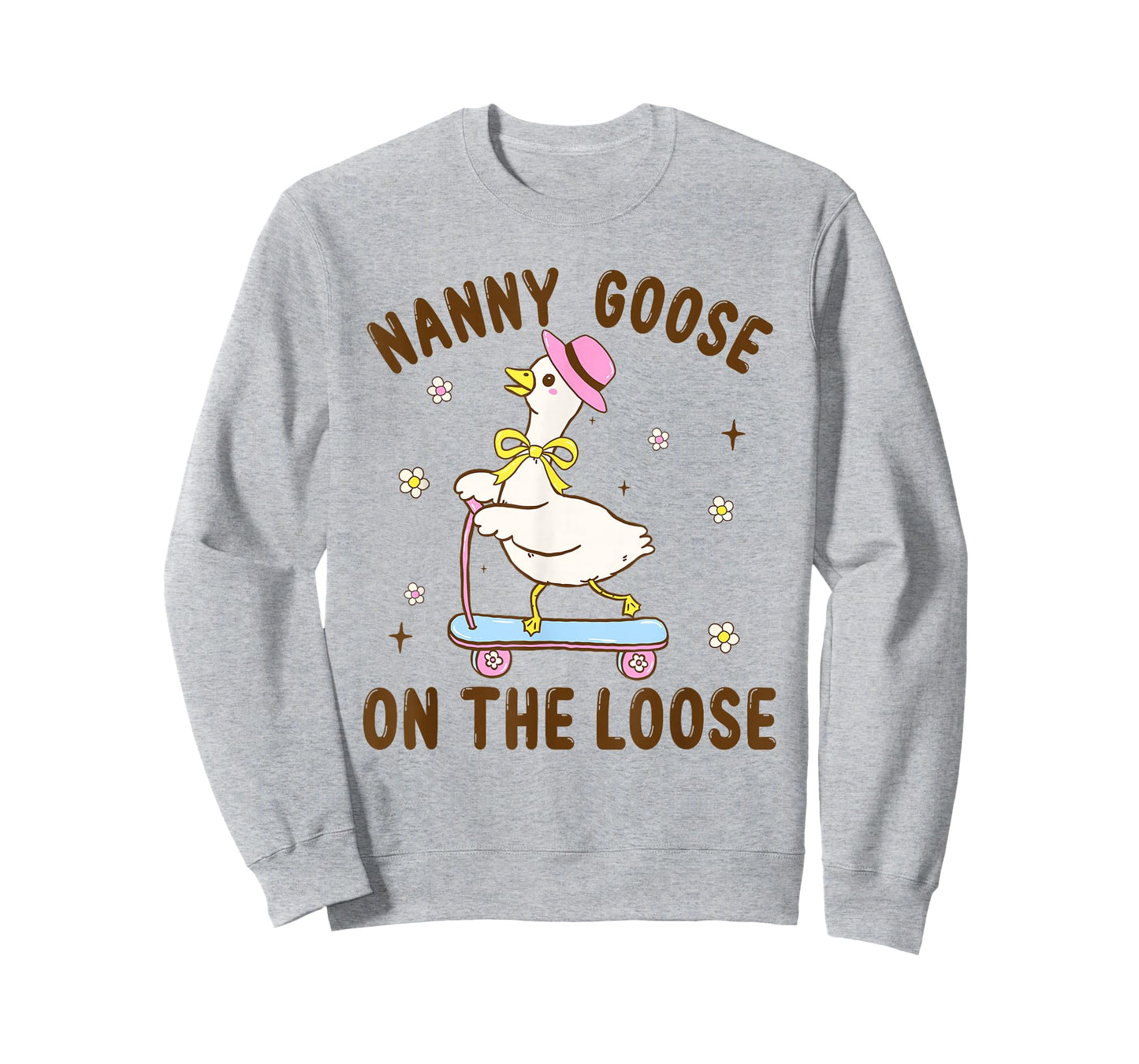 Nanny Goose On The Loose Funny Birthday Matching Family T-Shirt