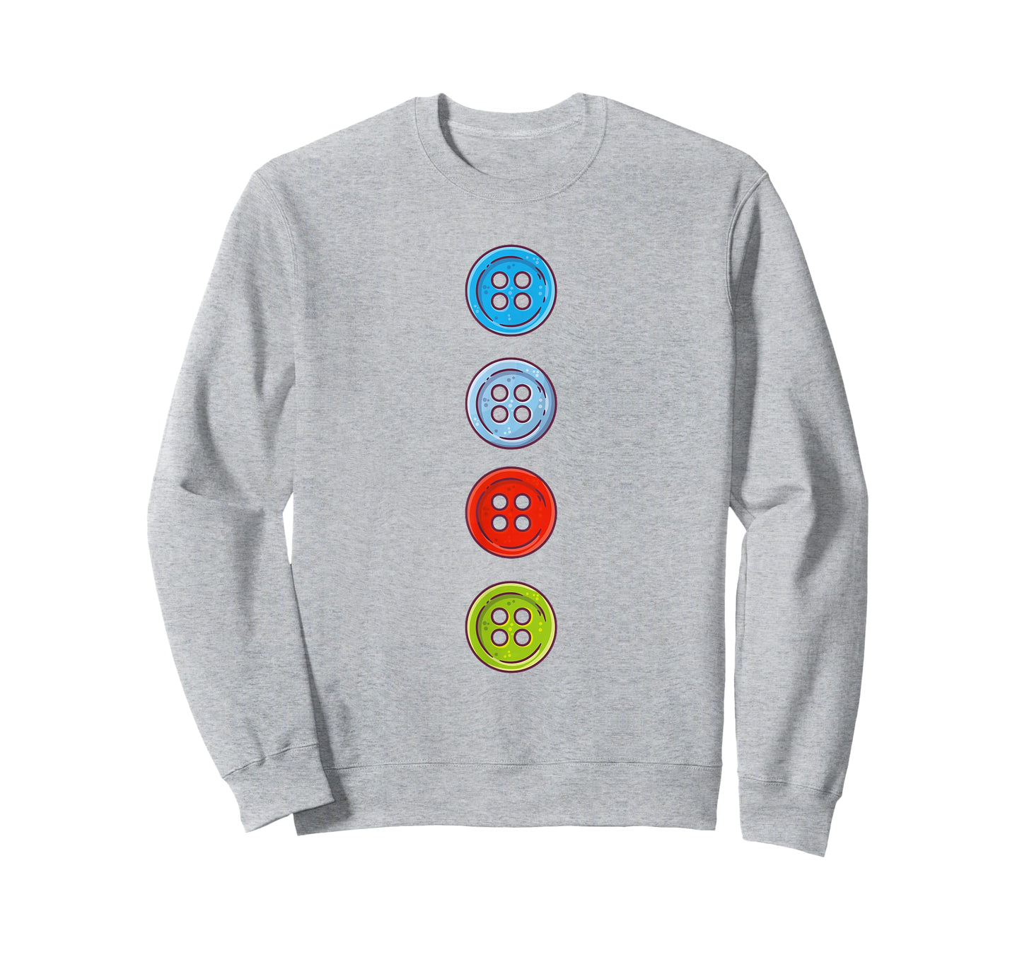 Four Groovy Buttons Blue Cat Funny Halloween Costume Kids T-Shirt