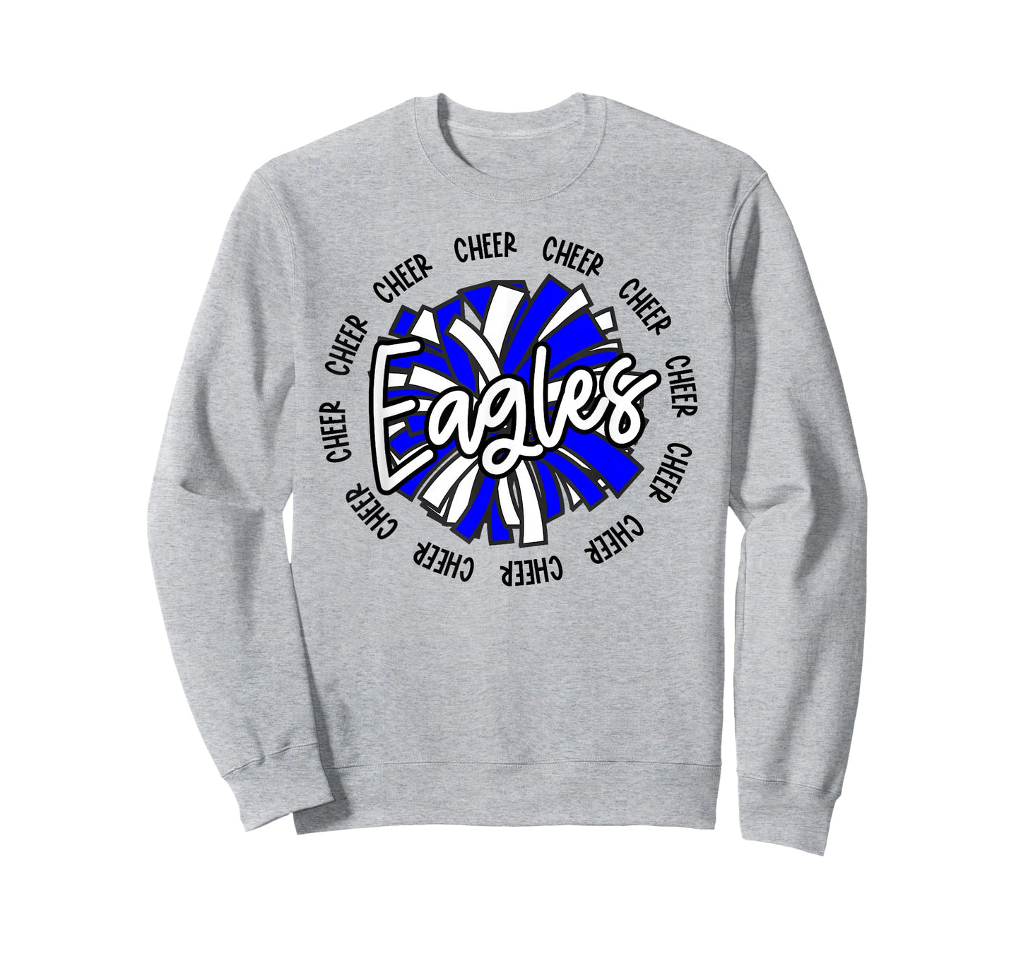 Blue Eagles Cheer Mom Cheerleading Team Squad Coach Eagle T-Shirt