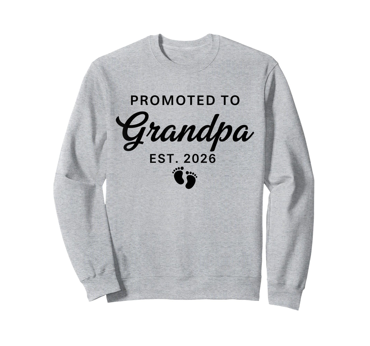 Pregnancy Announcement New Grandpa Promoted to Grandpa 2026 T-Shirt