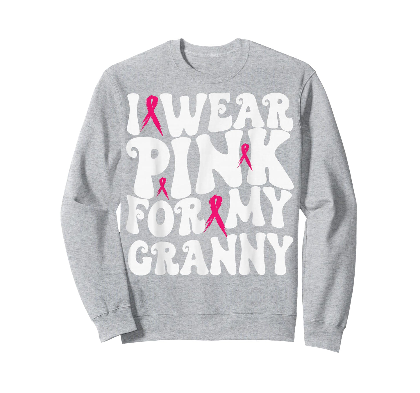 I Wear Pink for My Granny Breast Cancer Awareness Kids T-Shirt