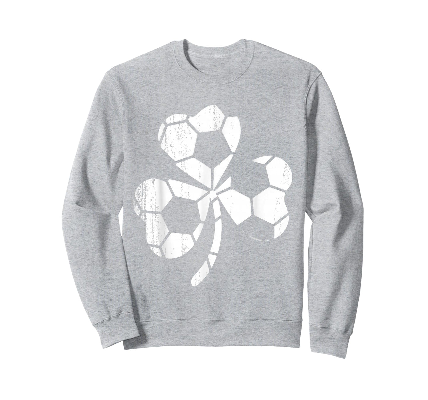 Soccer Shamrock St Patricks Day Saint Paddys Men Women Kids T-Shirt