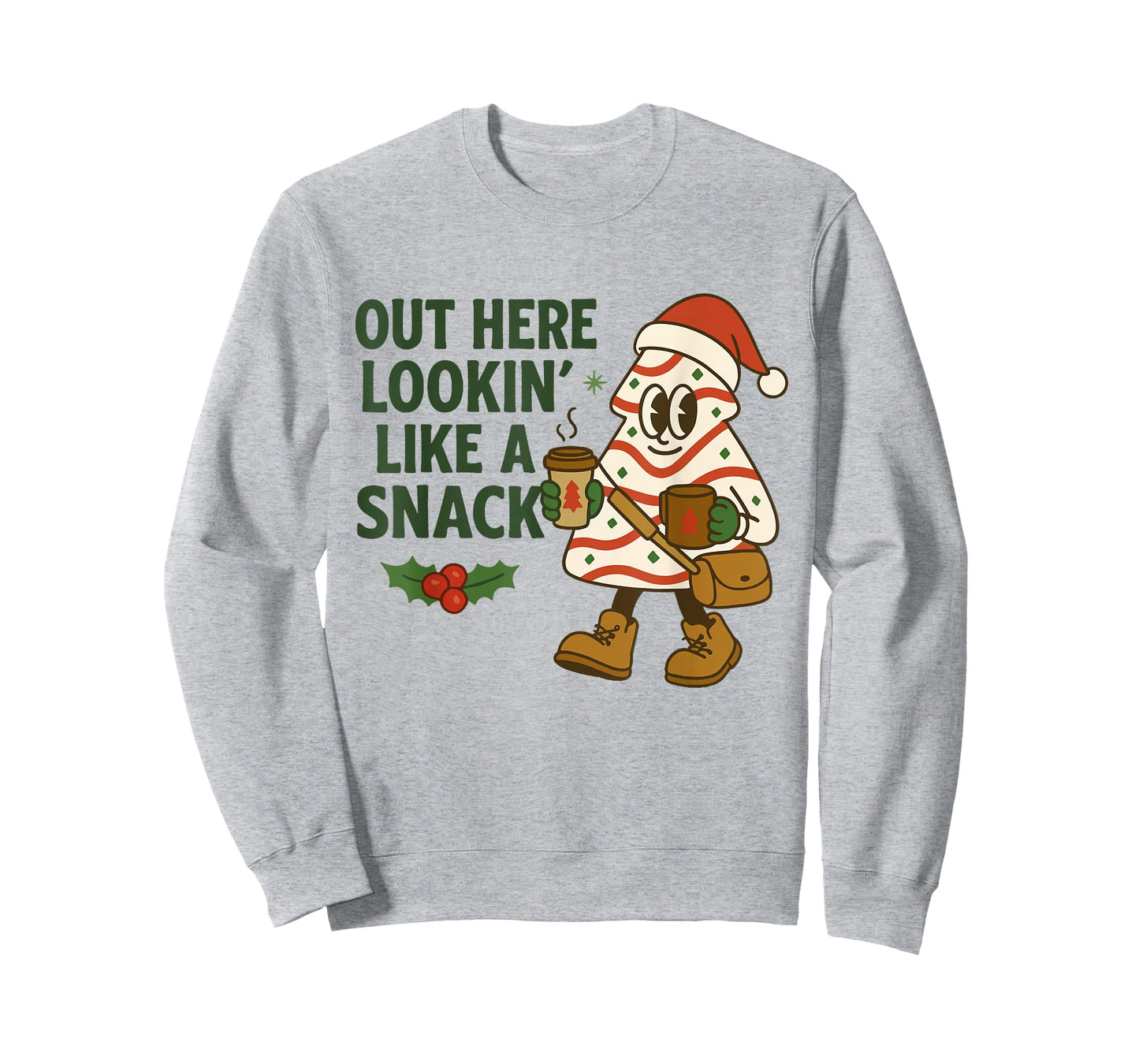 Out Here Lookin' Like A Snack Debbie Cakes Christmas Tree T-Shirt