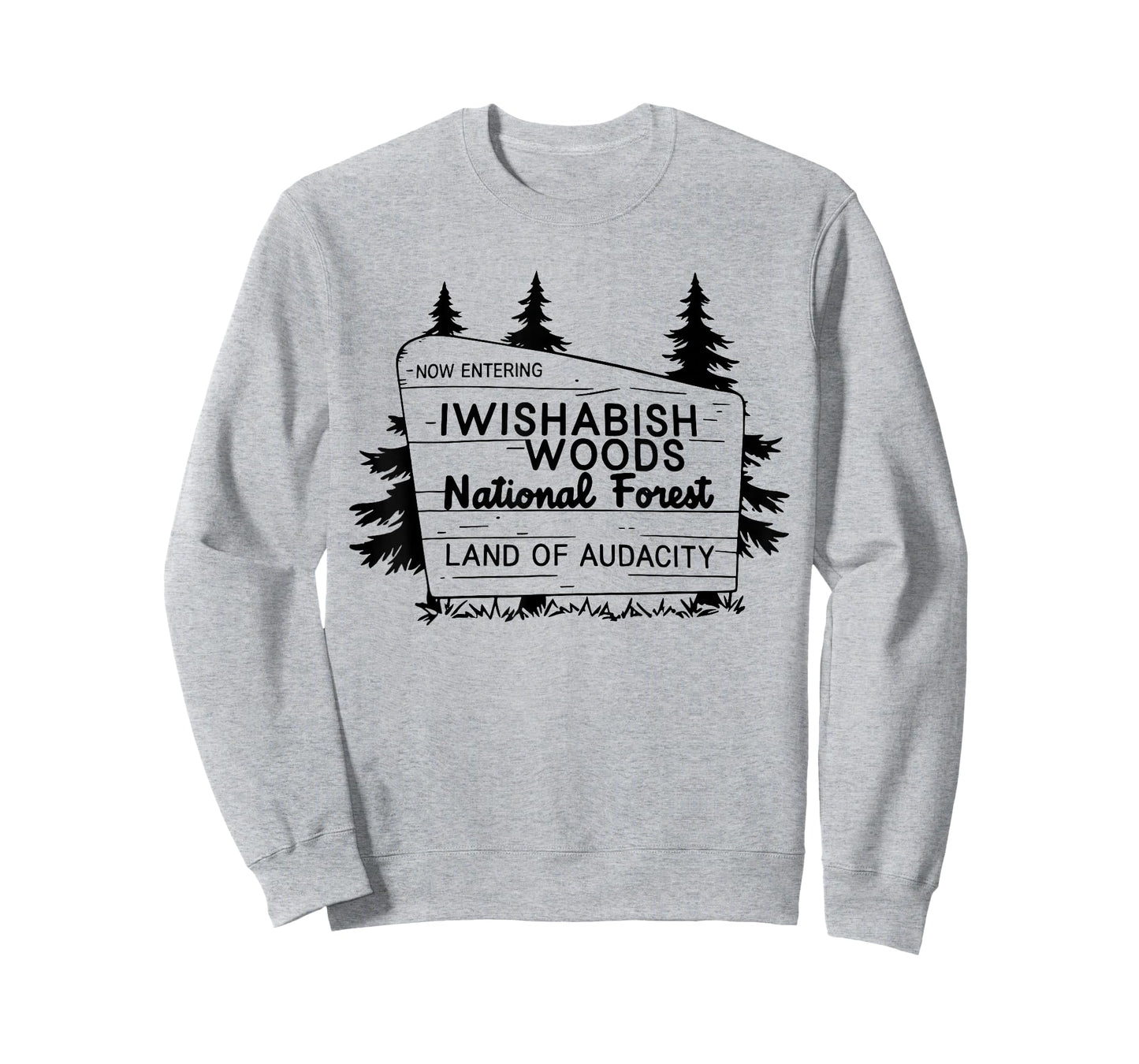 Now Entering Iwishabish Woods National Forest Land Audacity T-Shirt