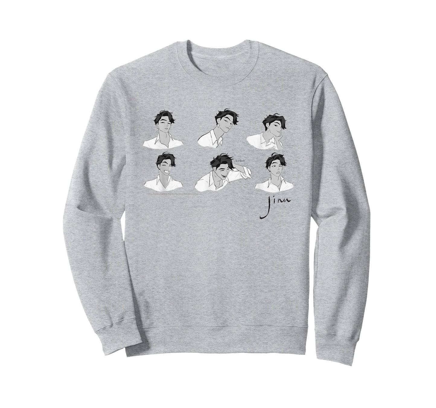 Kpop Demon Hunters Halloween Jinu Expressions Display T-Shirt