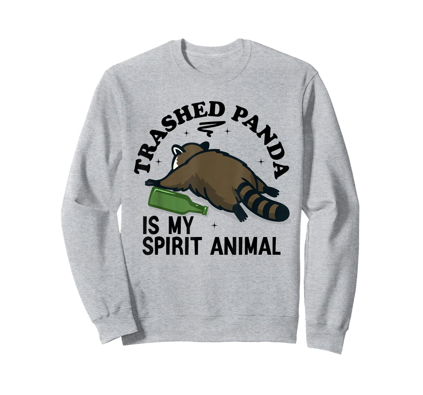 Trashed Panda is My Spirit Animal Funny Trash Racoon Meme T-Shirt