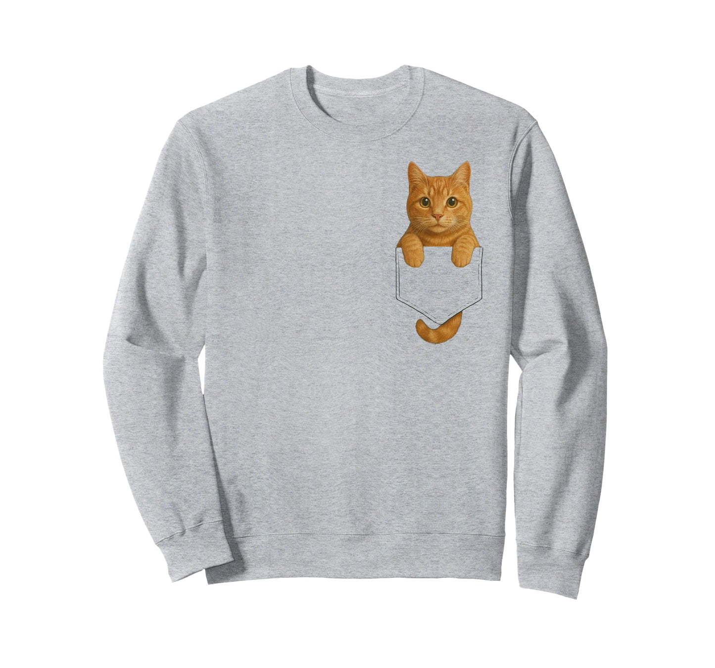 Funny Orange Tabby Cat Feline Lover for Women Men Adults T-Shirt