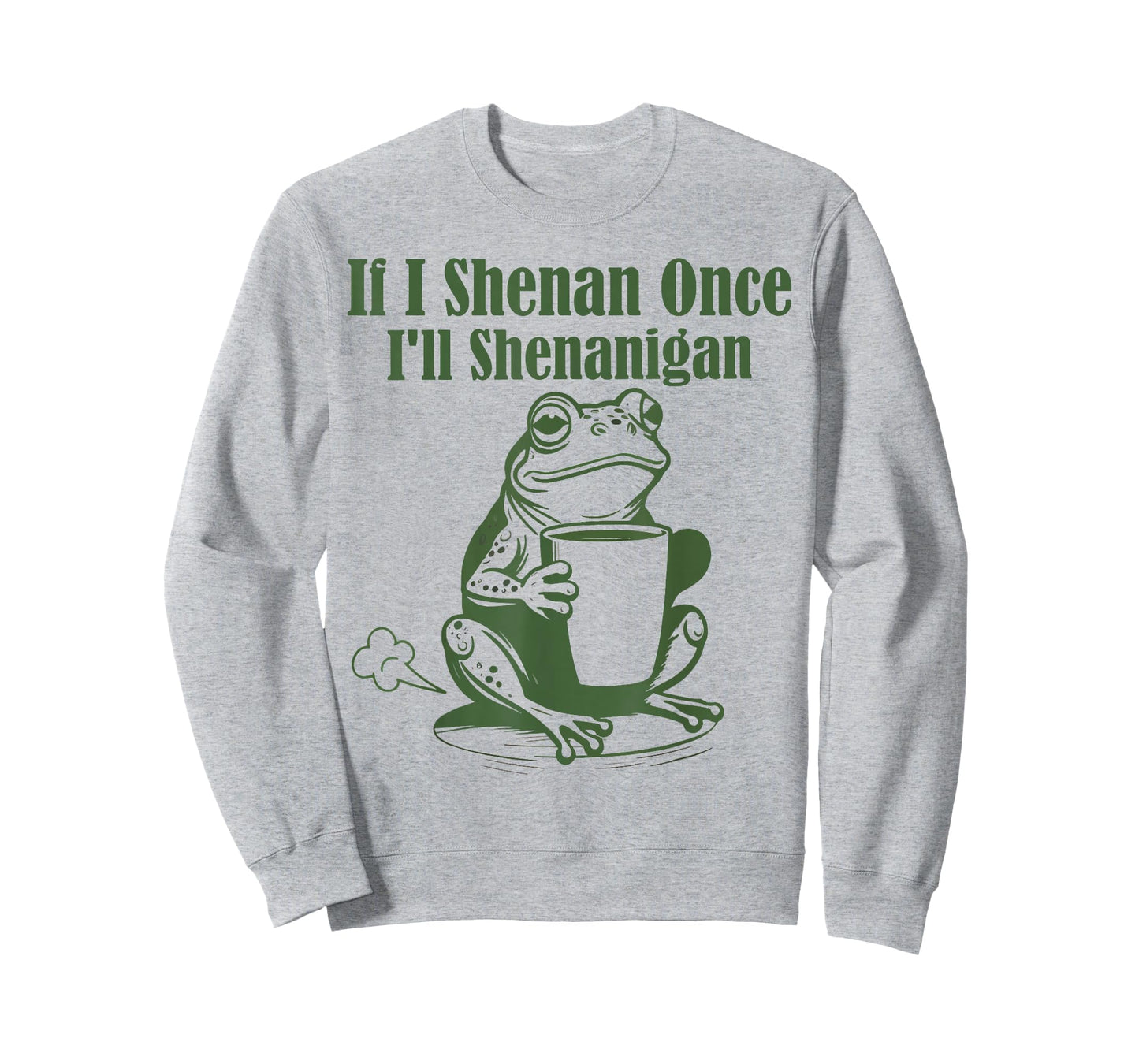 If I Shenan Once I'll Shenanigan St. Patricks Day Frog Retro T-Shirt