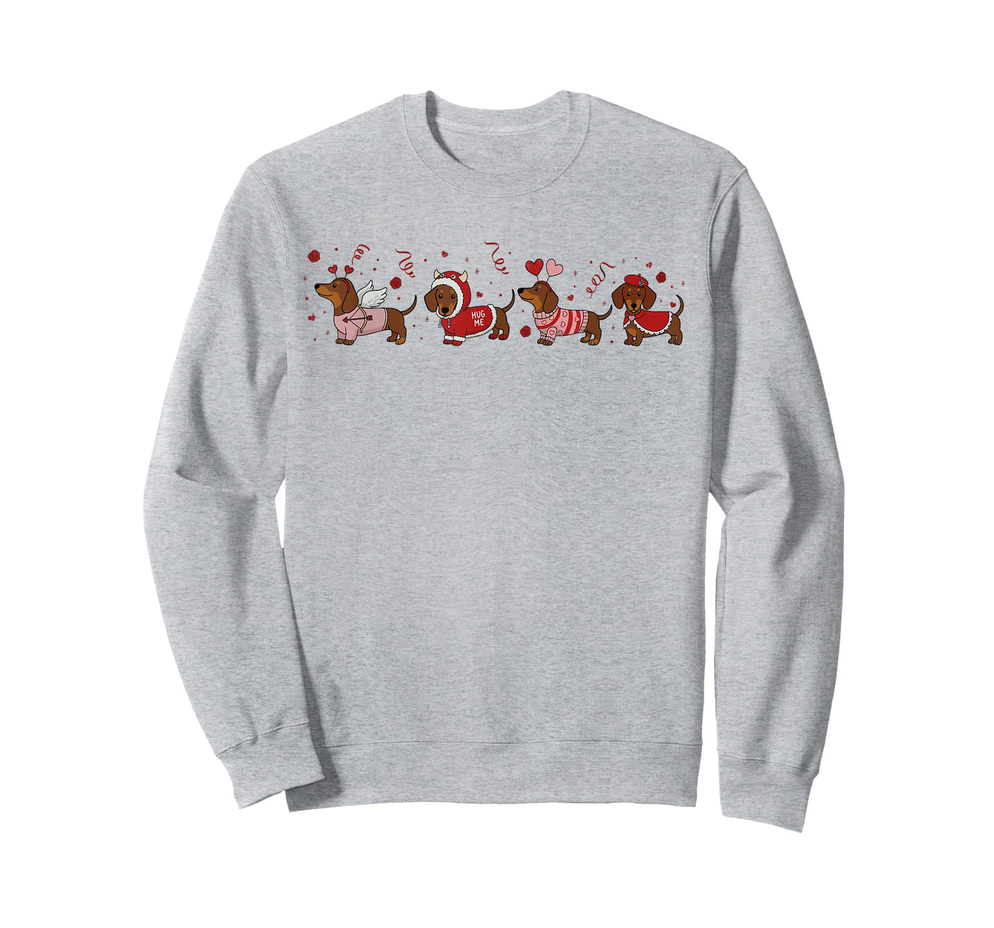 Dachshund Valentine Dachshund Valentine’s Day Sausage Dog T-Shirt