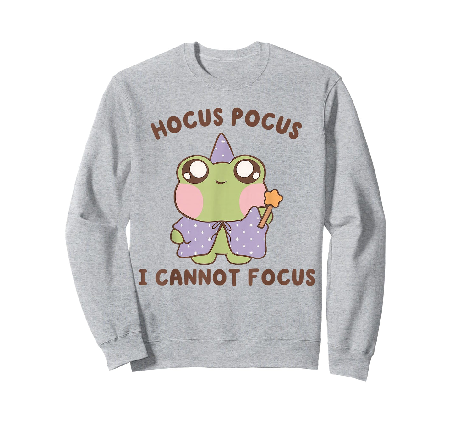 Hocus Pocus I Cannot Focus Funny ADHD Positive Frog T-Shirt
