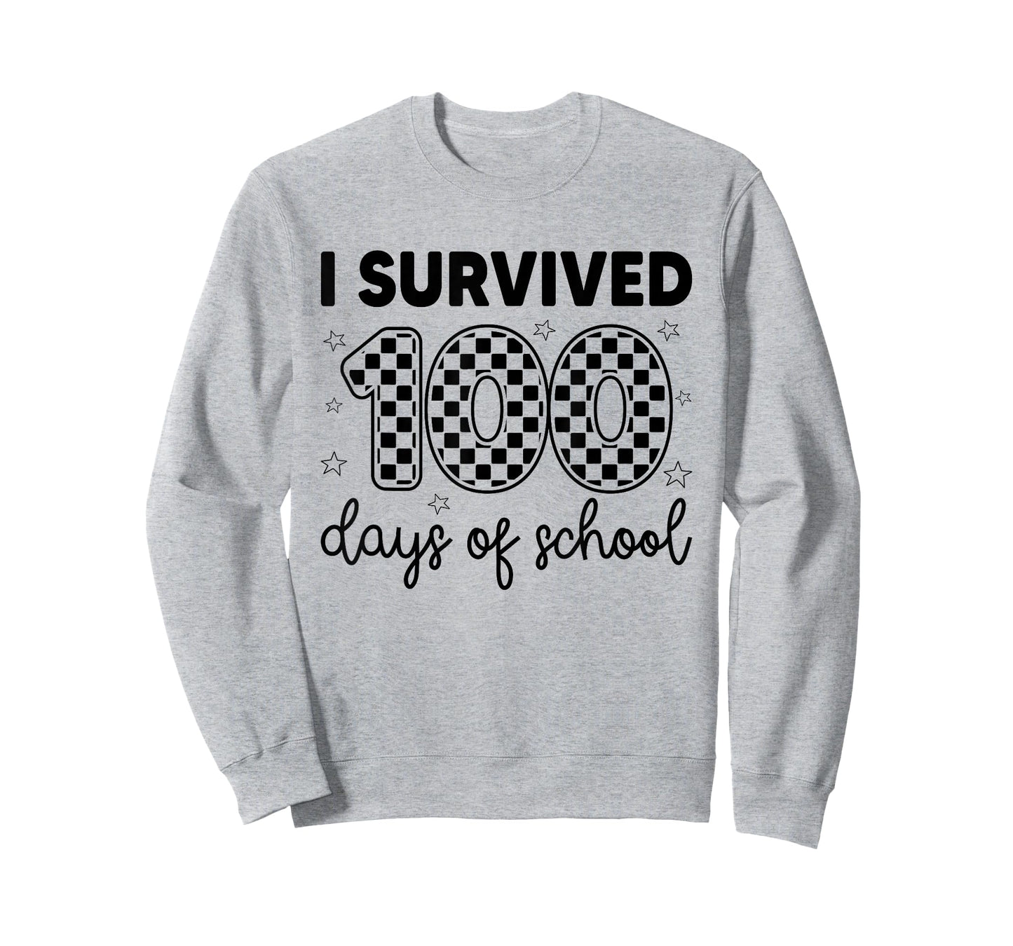 I Survived 100 Days of School Students Teachers 100th Days T-Shirt