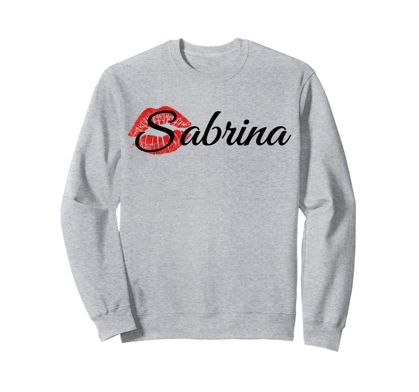 Sabrina Retro Lips Tee Bold Name Birthday T-Shirt