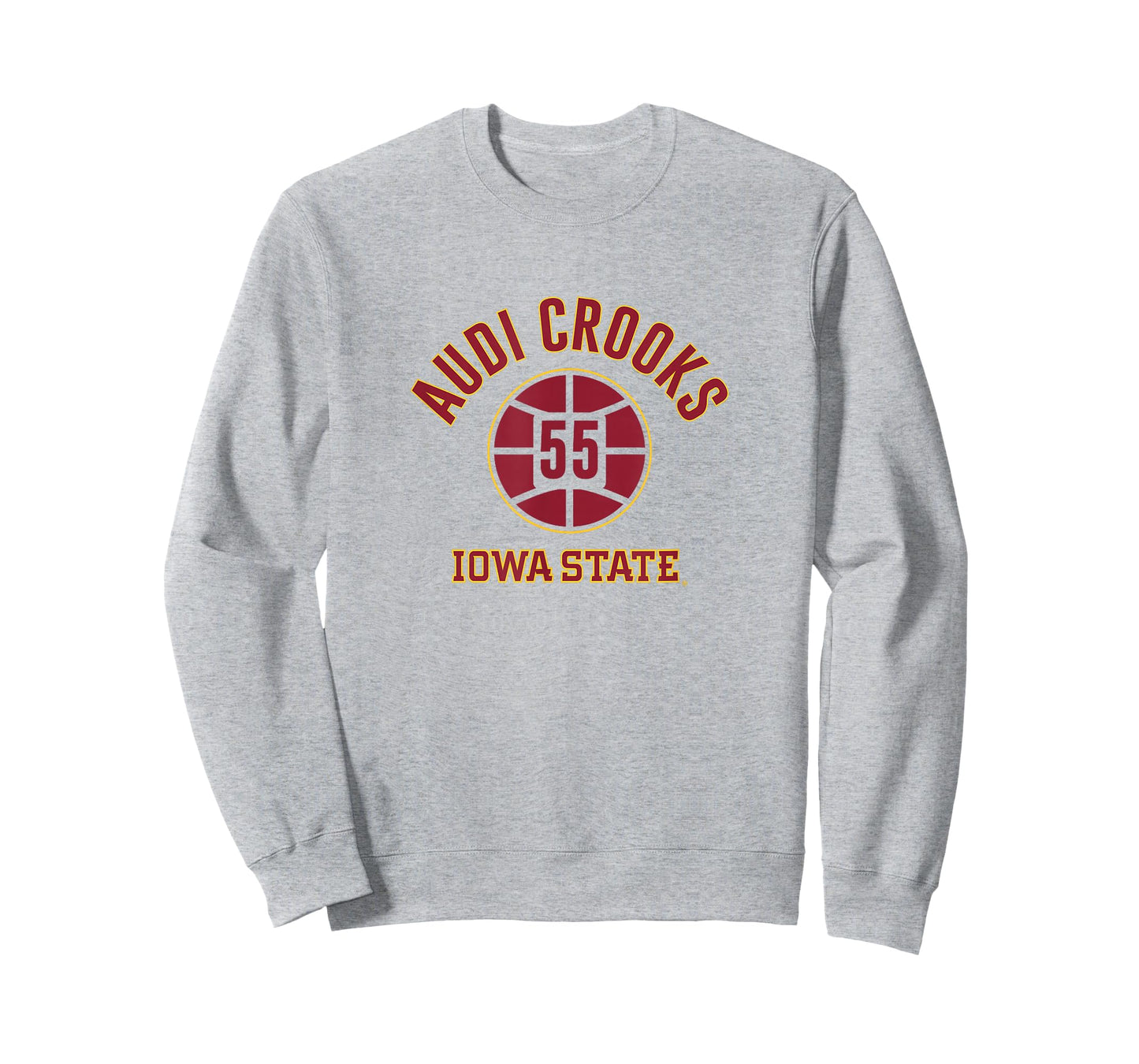 Audi Crooks - Name Number Ball - Iowa State Basketball T-Shirt