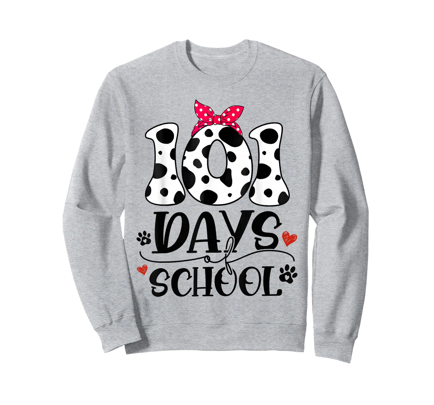 Cute Dog Happy 101 Days School 100 Days Student Teacher T-Shirt
