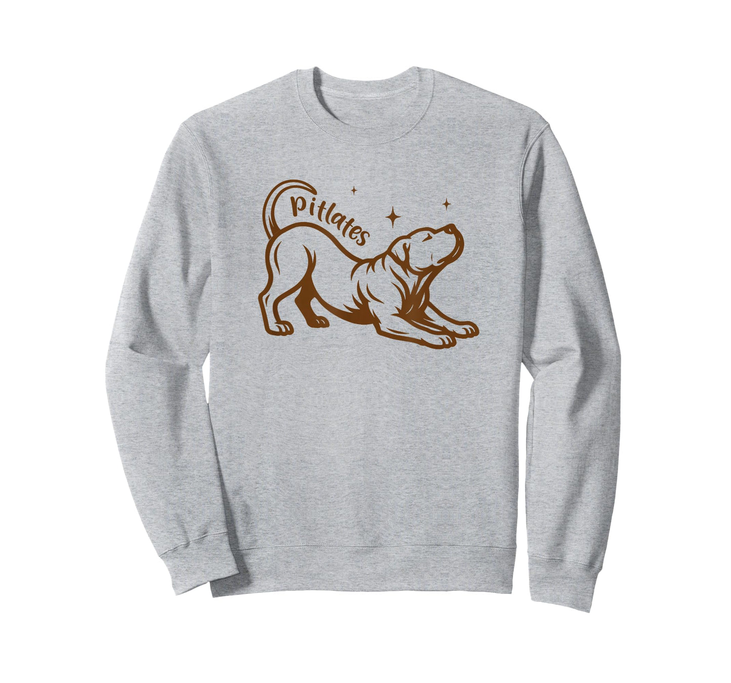 Pilates Pitbull Dog Lover Stretching Workout Fitness Pitlate T-Shirt